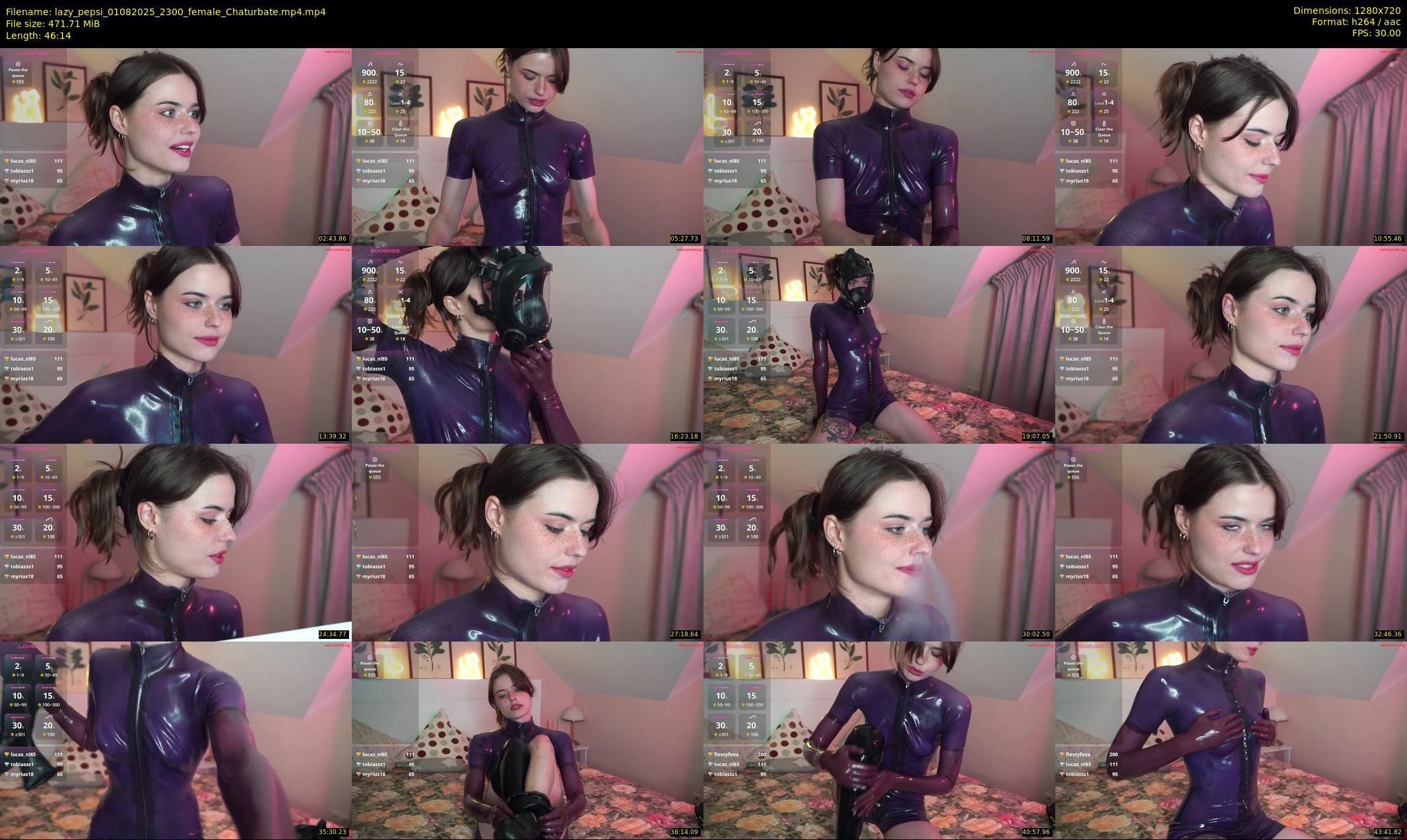 lazy_pepsi — 47 minute Chaturbate female cam show recording, 720p, Aug 1, 2025