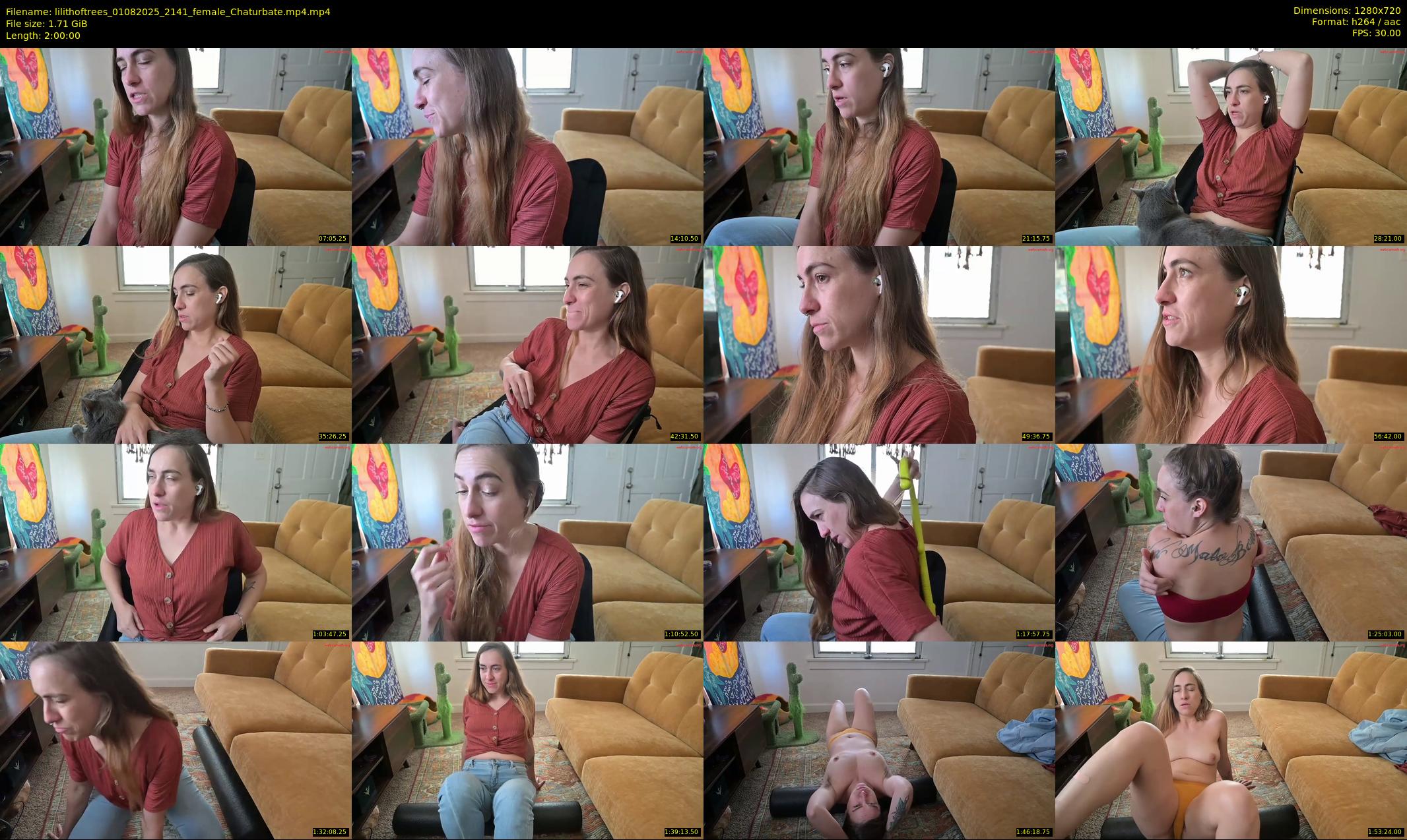 lilithoftrees — 120 minute Chaturbate female cam show recording, 720p, Aug 1, 2025