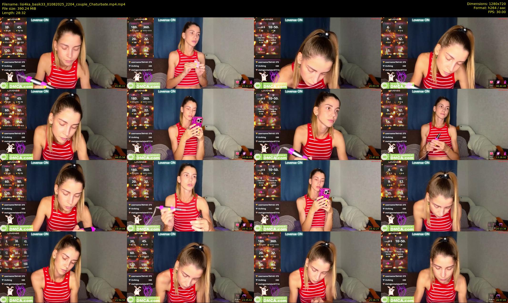 lisi4ka_basik33 — 29 minute Chaturbate couple cam show recording, 720p, Aug 1, 2025