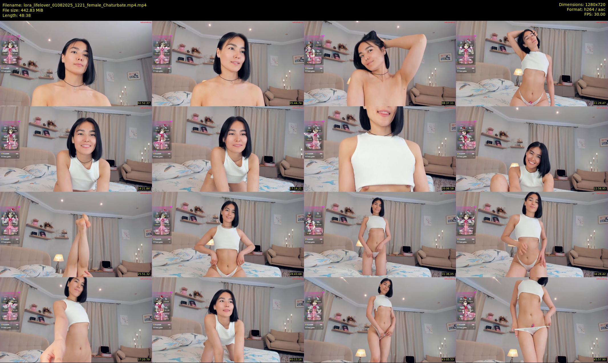 lora_lifelover — 49 minute Chaturbate female cam show recording, 720p, Aug 1, 2025