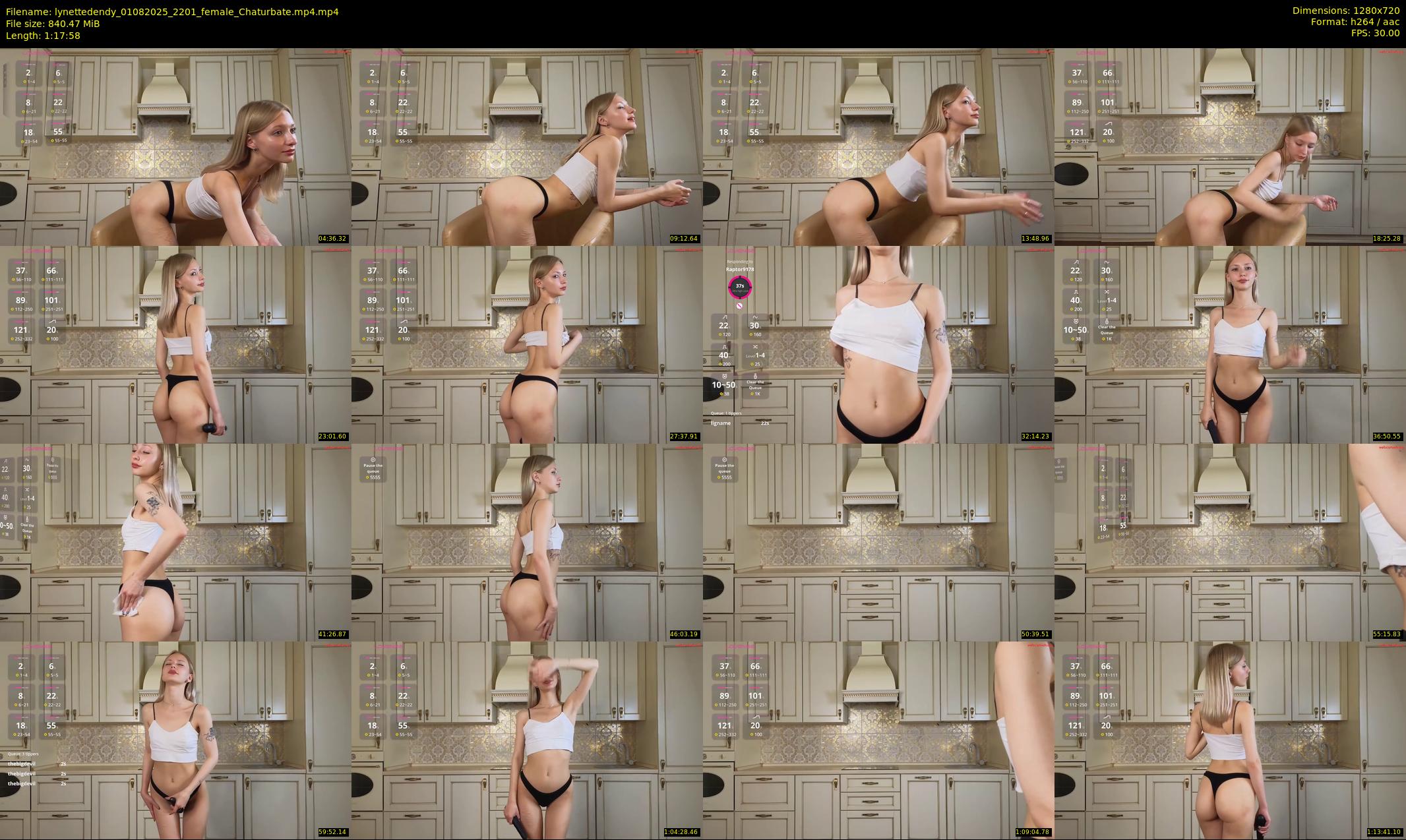 lynettedendy — 78 minute Chaturbate female cam show recording, 720p, Aug 1, 2025