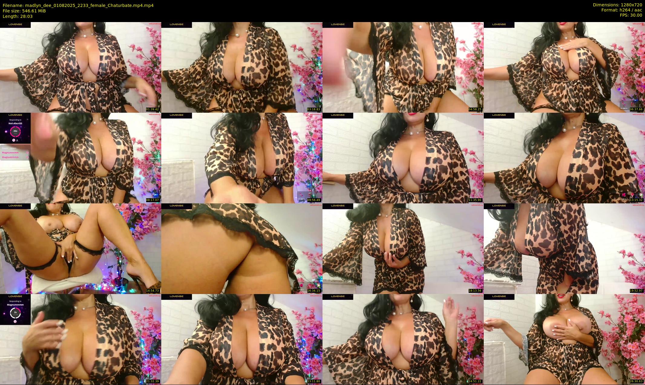 madlyn_dee — 29 minute Chaturbate female cam show recording, 720p, Aug 1, 2025