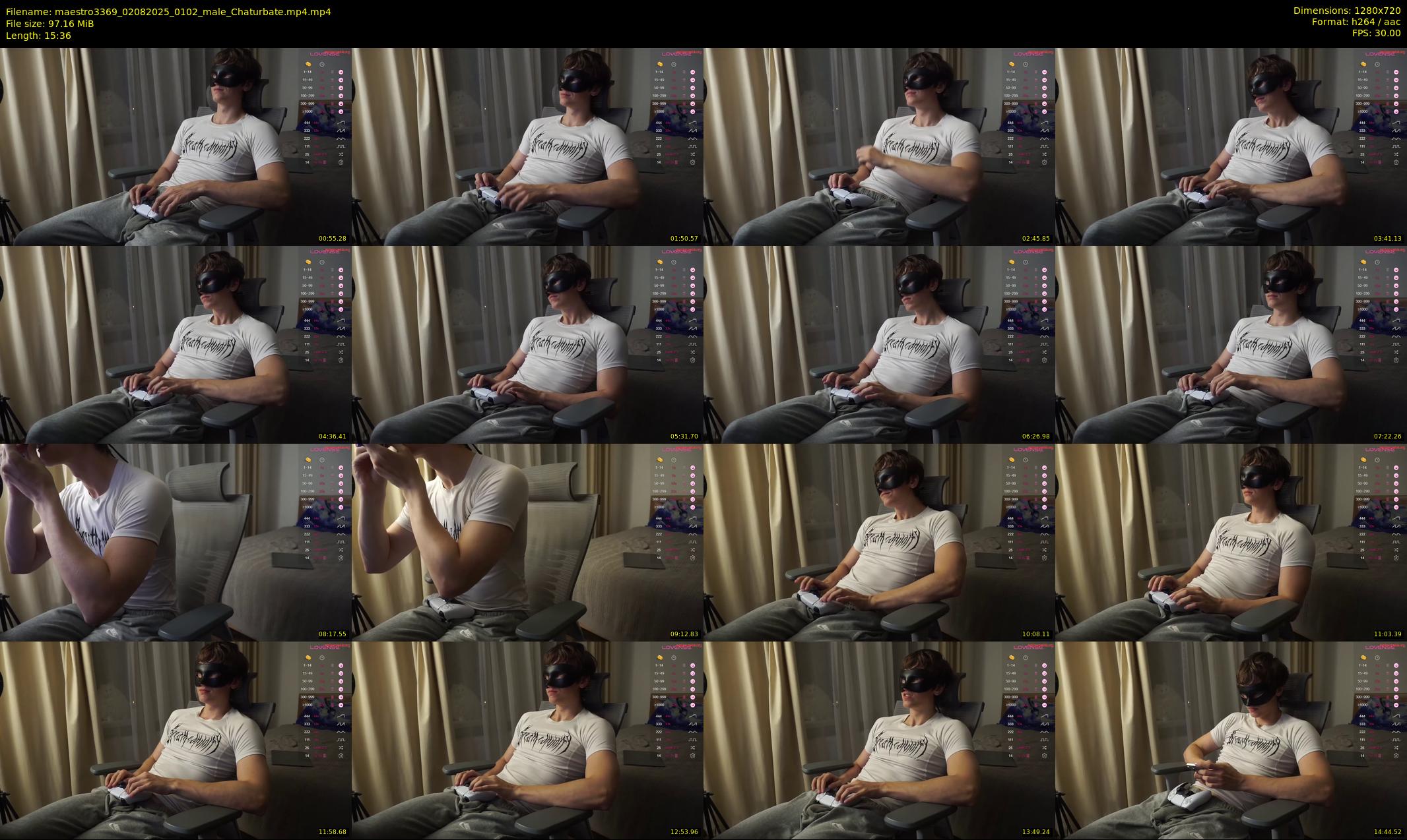 maestro3369 — 16 minute Chaturbate male cam show recording, 720p, Aug 2, 2025