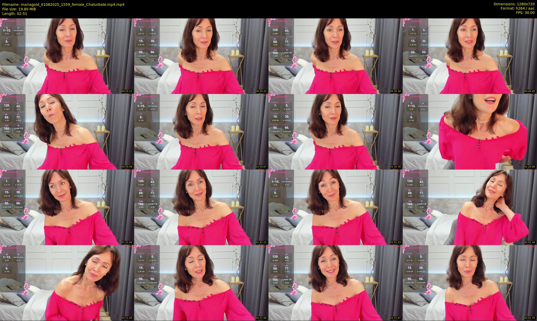 mariagold — 3 minute Chaturbate female cam show recording, 720p, Aug 1, 2025