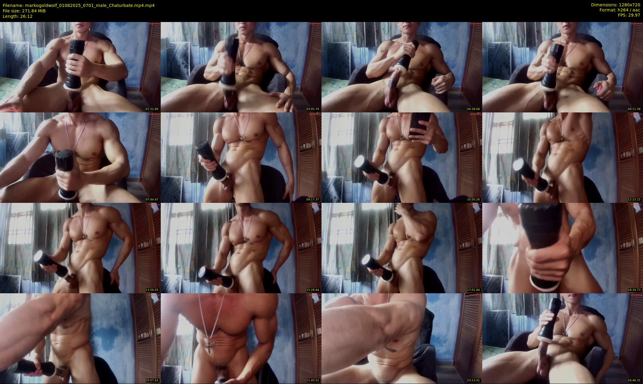 markogoldwolf — 27 minute Chaturbate male cam show recording, 720p, Aug 1, 2025