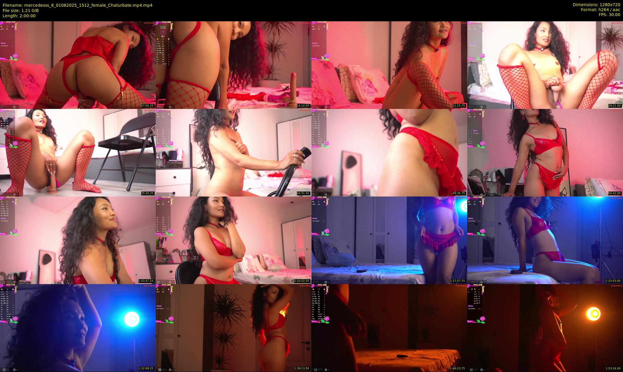 mercedesss_8 — 120 minute Chaturbate female cam show recording, 720p, Aug 1, 2025