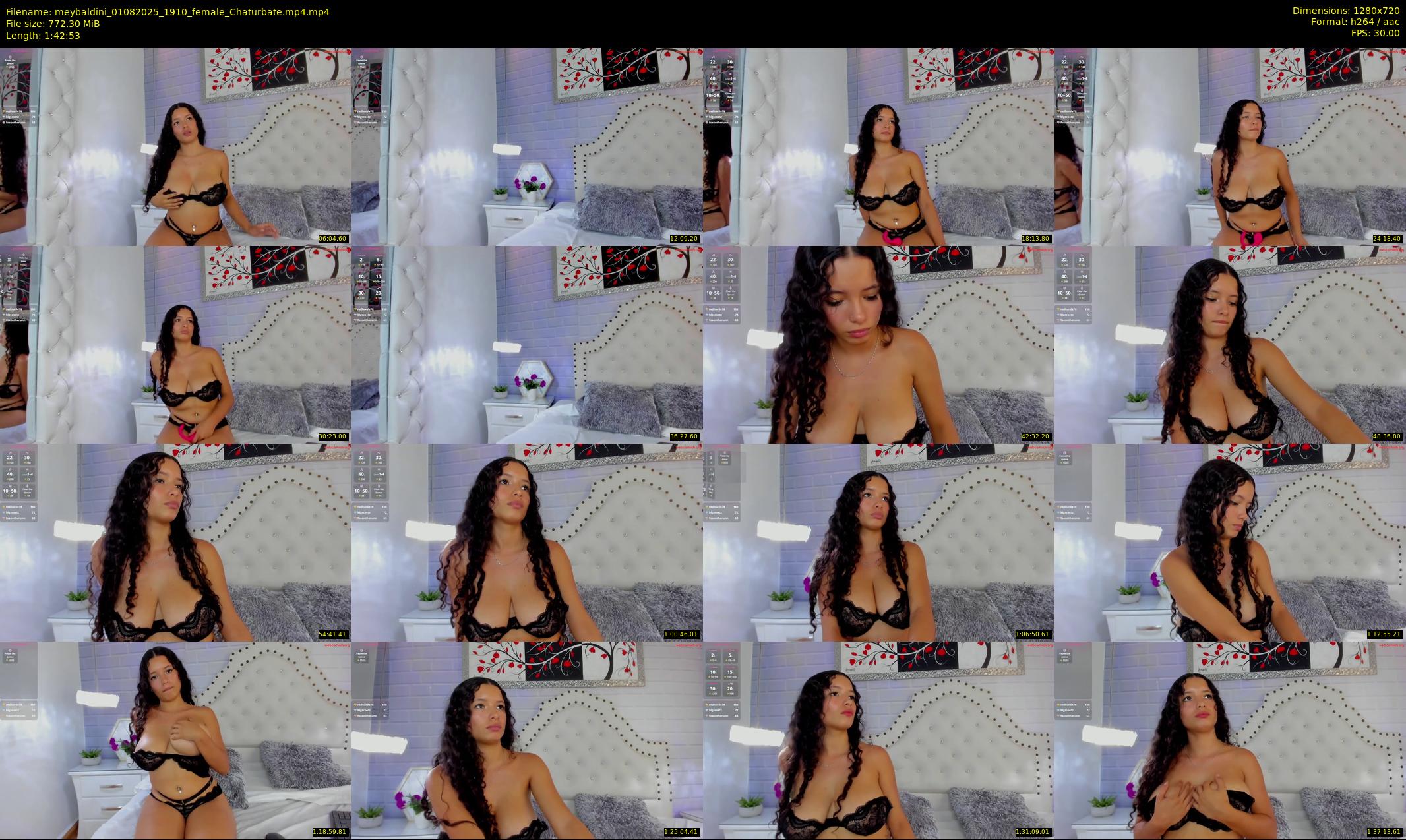 meybaldini — 103 minute Chaturbate female cam show recording, 720p, Aug 1, 2025