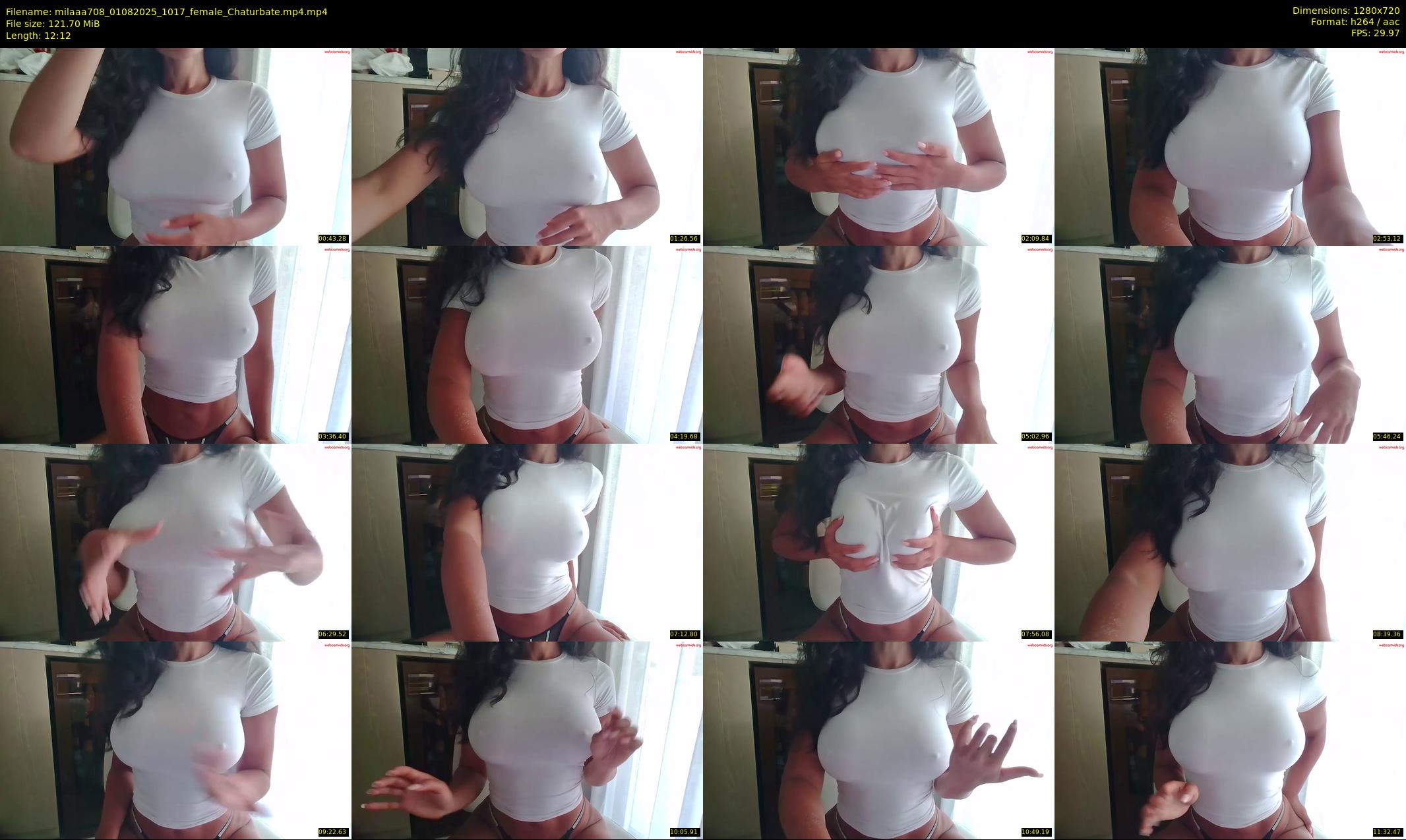 milaaa708 — 13 minute Chaturbate female cam show recording, 720p, Aug 1, 2025