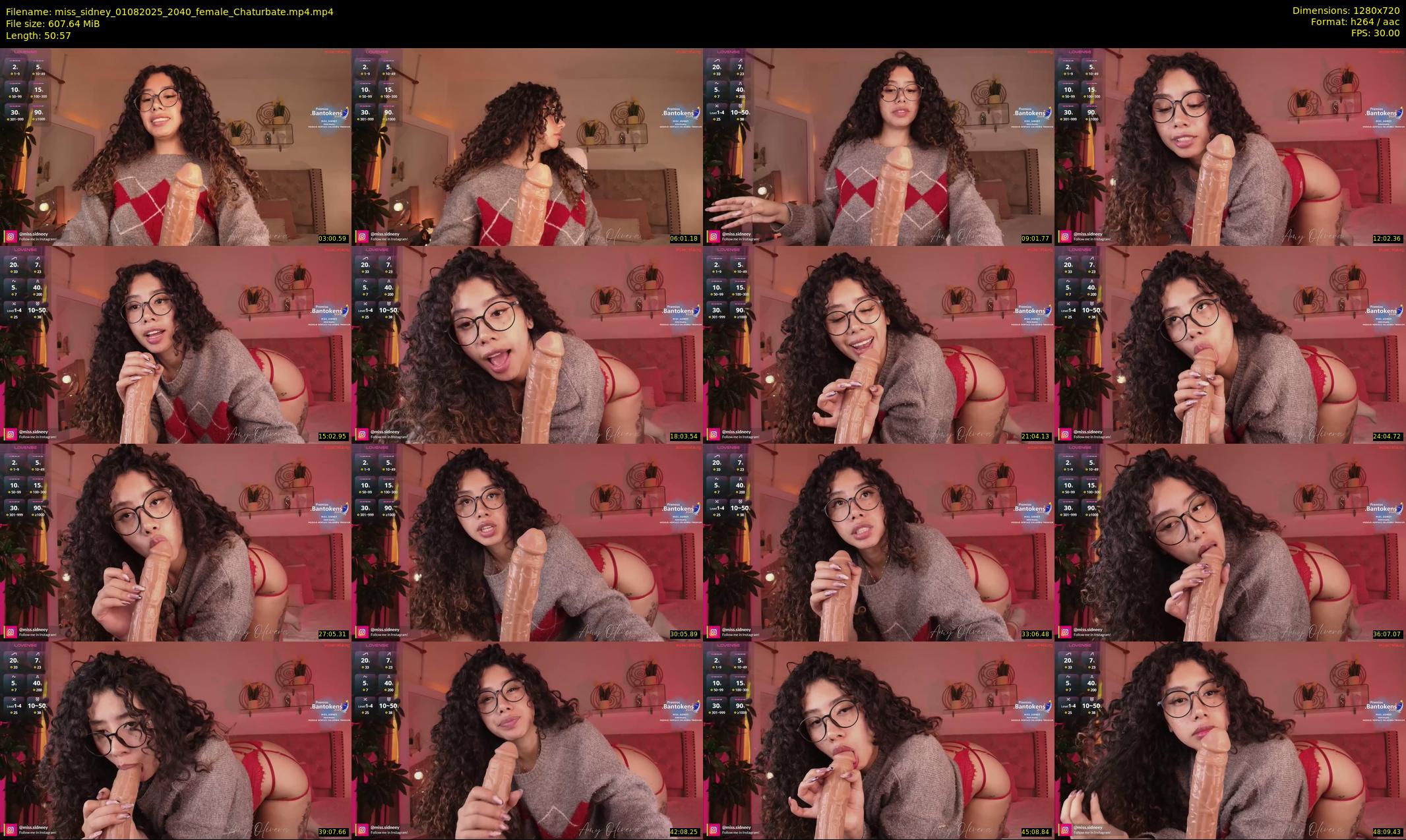 miss_sidney — 51 minute Chaturbate female cam show recording, 720p, Aug 1, 2025