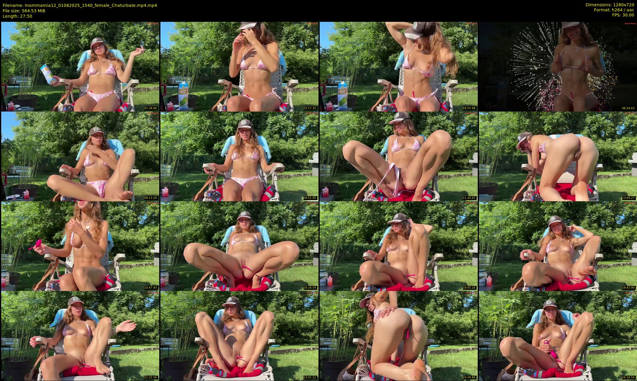 mommamia12 — 28 minute Chaturbate female cam show recording, 720p, Aug 1, 2025