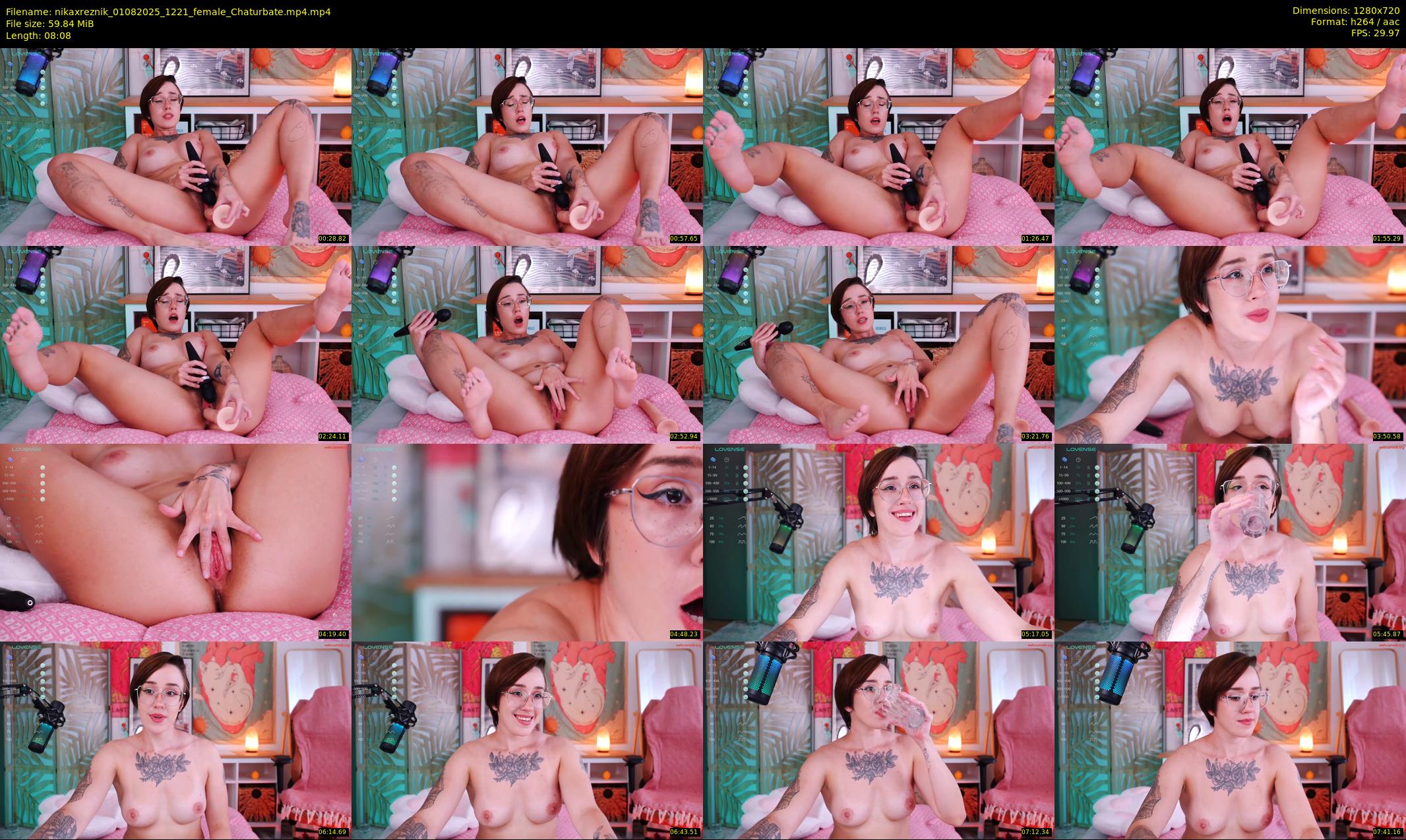 nikaxreznik — 9 minute Chaturbate female cam show recording, 720p, Aug 1, 2025