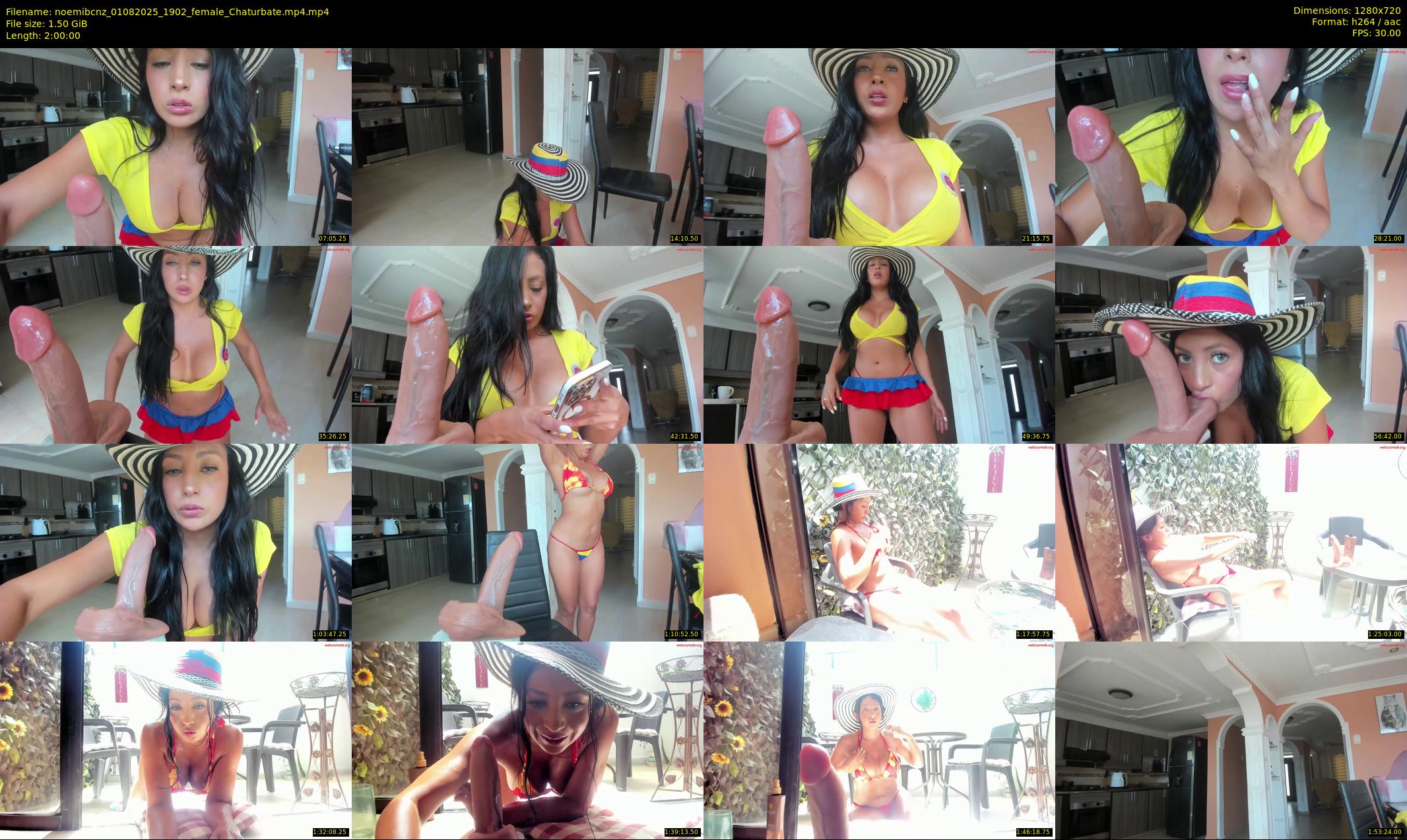 noemibcnz — 120 minute Chaturbate couple cam show recording, 720p, Aug 1, 2025