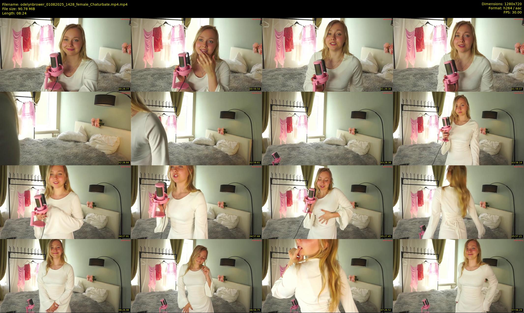 odelynbrower — 9 minute Chaturbate female cam show recording, 720p, Aug 1, 2025