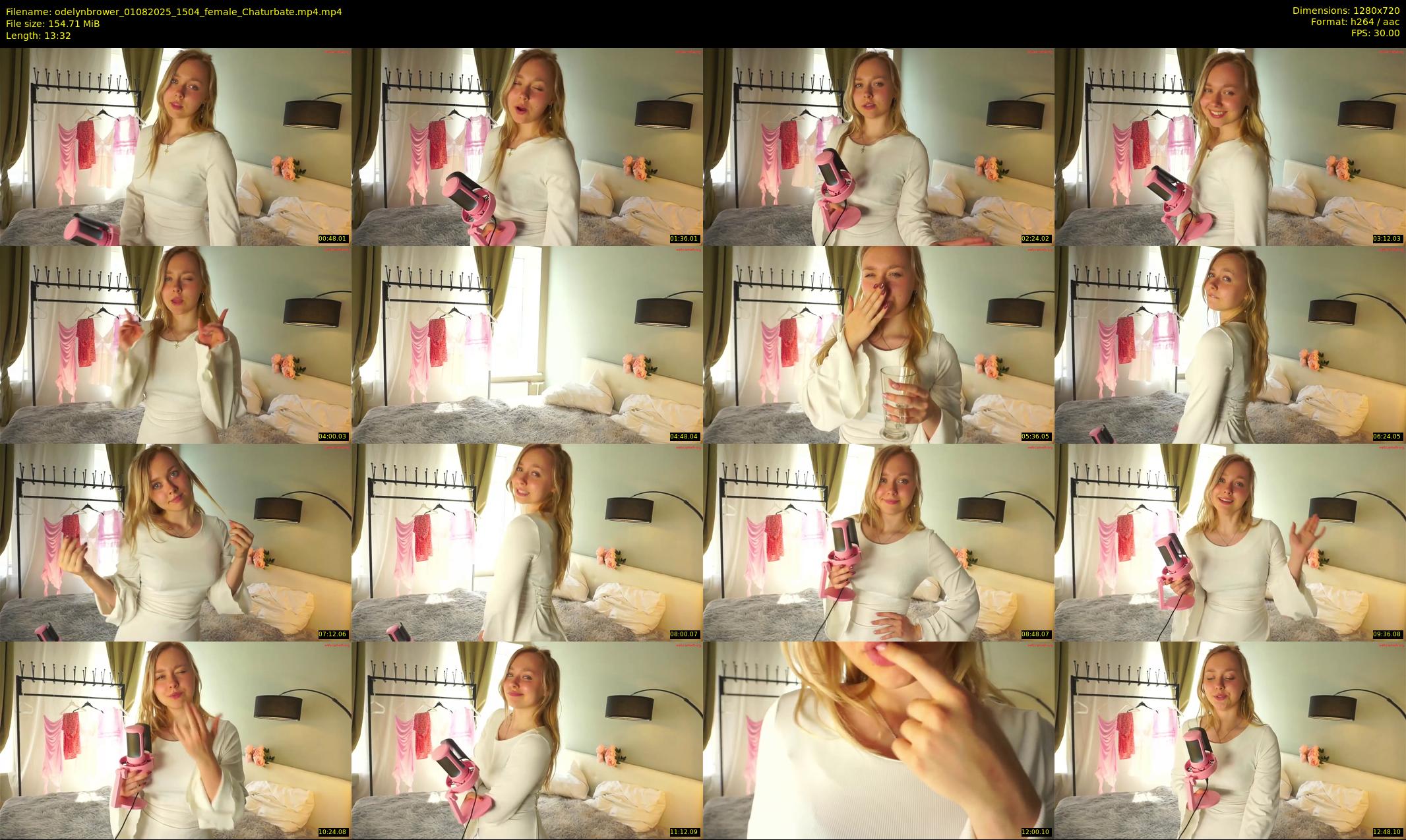 odelynbrower — 14 minute Chaturbate female cam show recording, 720p, Aug 1, 2025