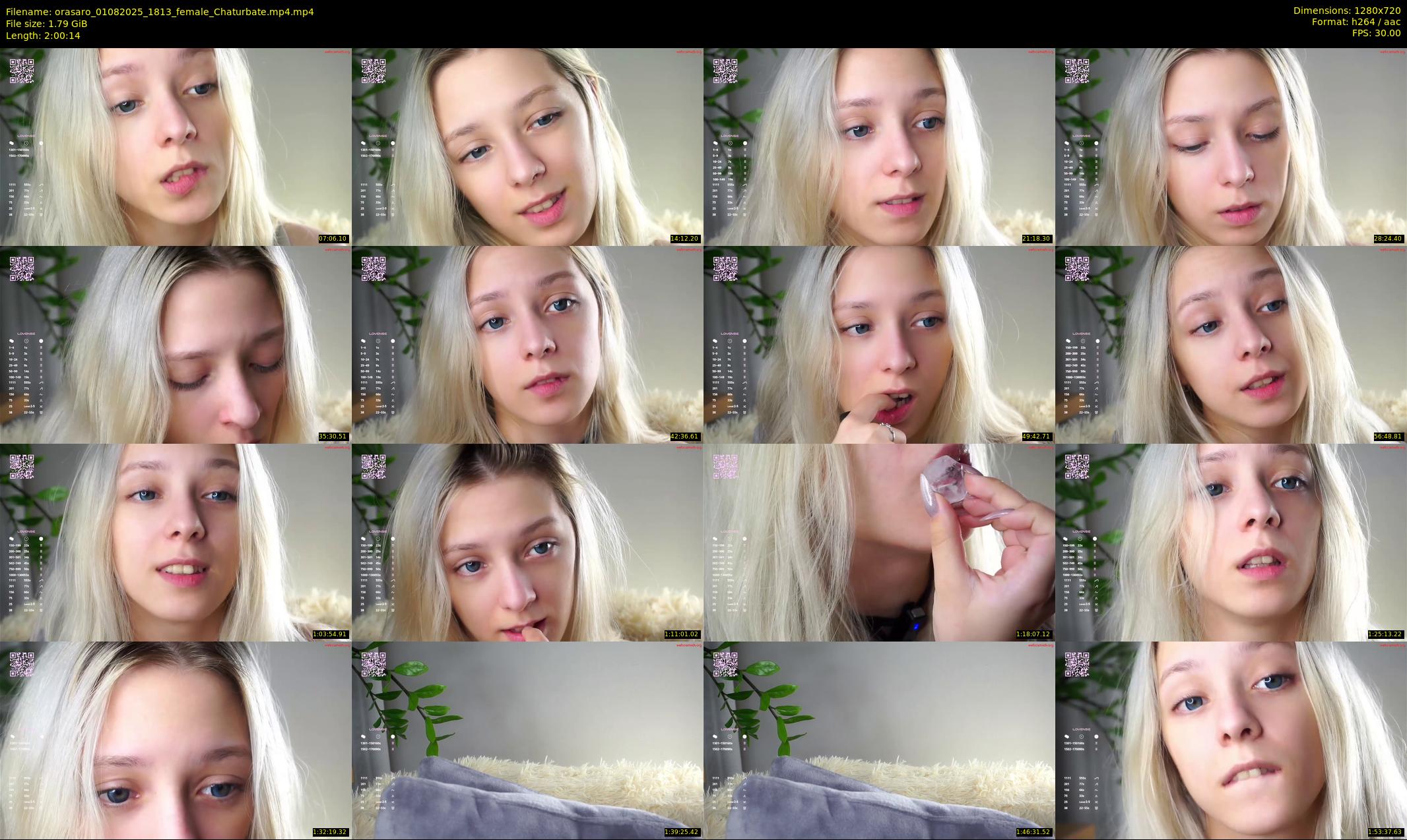 orasaro — 121 minute Chaturbate female cam show recording, 720p, Aug 1, 2025
