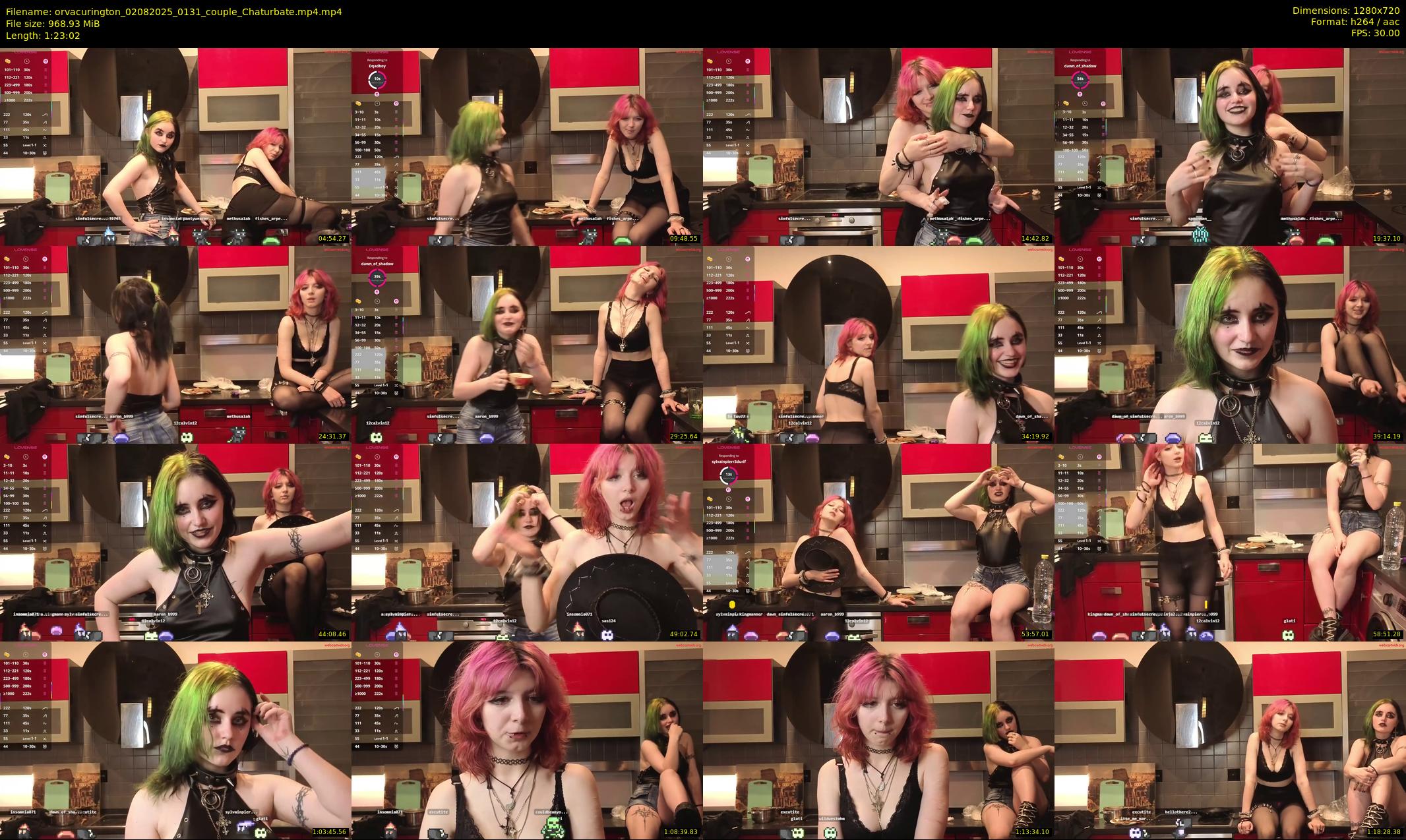 orvacurington — 84 minute Chaturbate female cam show recording, 720p, Aug 2, 2025