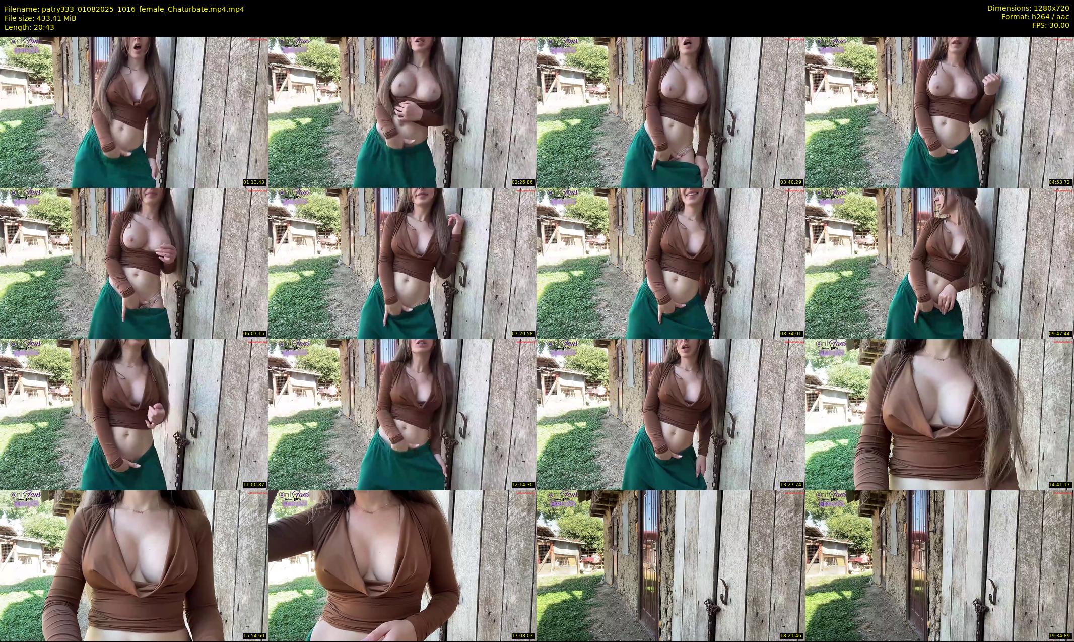 patry333 — 21 minute Chaturbate female cam show recording, 720p, Aug 1, 2025
