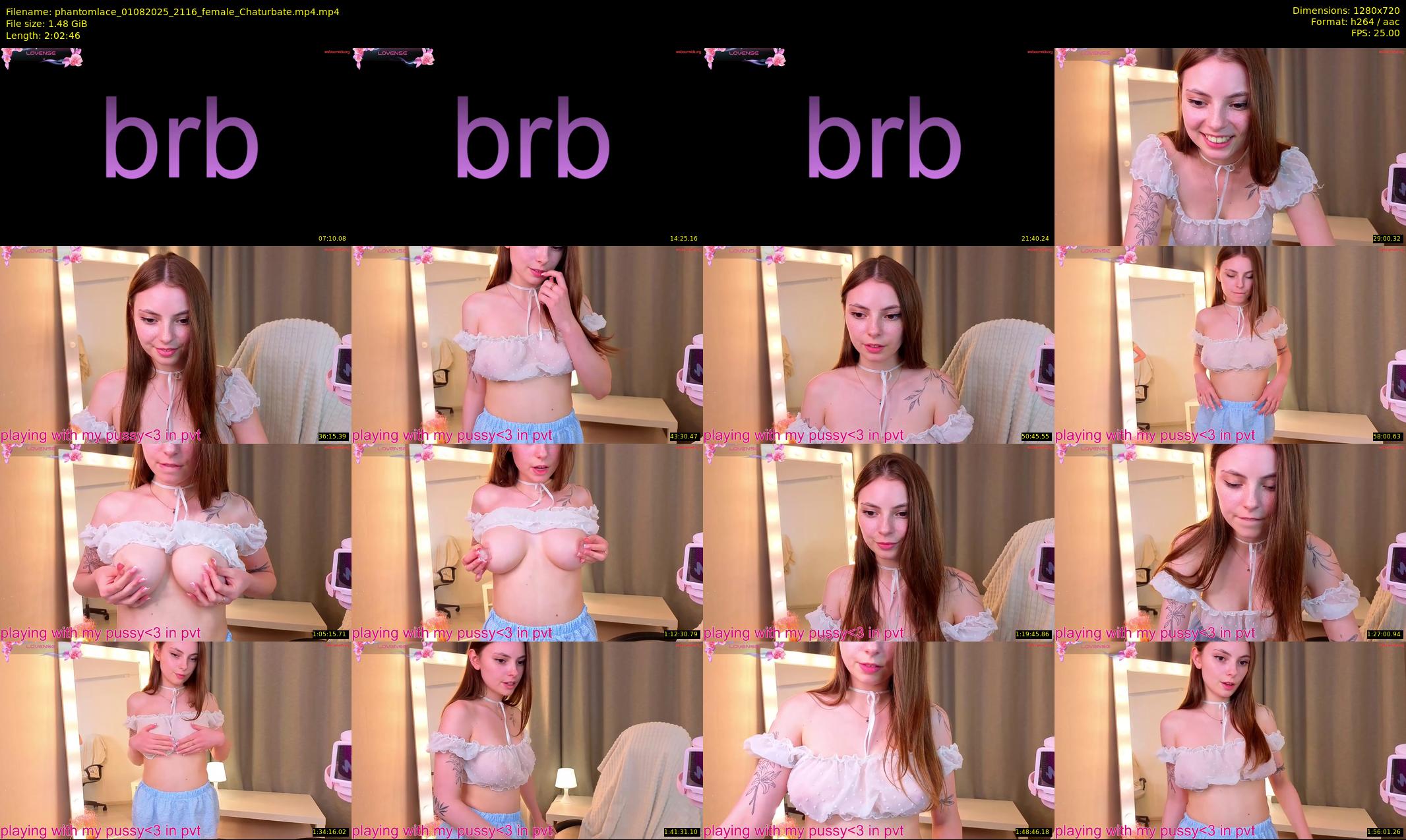 phantomlace — 123 minute Chaturbate female cam show recording, 720p, Aug 1, 2025