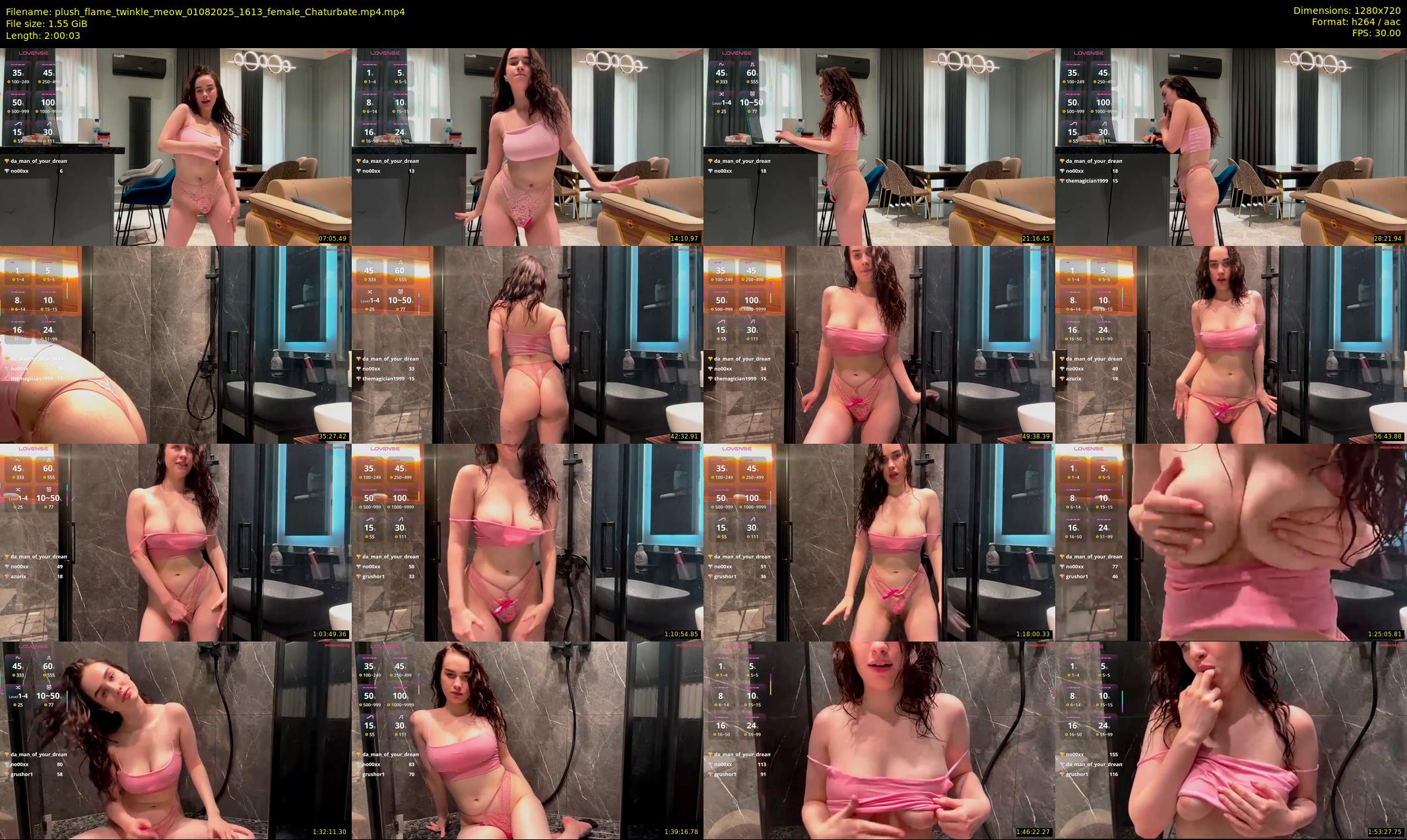 plush_flame_twinkle_meow — 121 minute Chaturbate female cam show recording, 720p, Aug 1, 2025