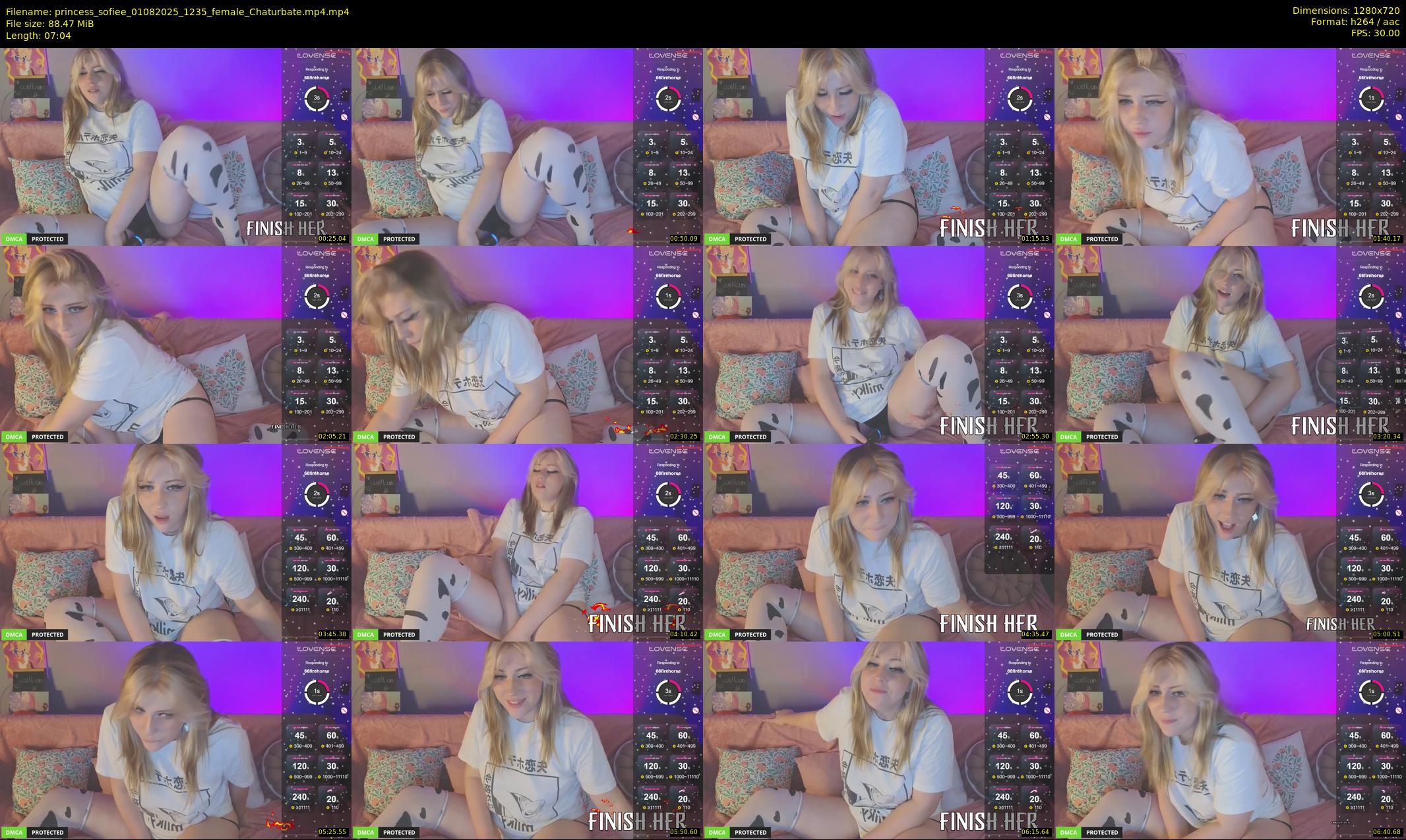 princess_sofiee — 8 minute Chaturbate female cam show recording, 720p, Aug 1, 2025