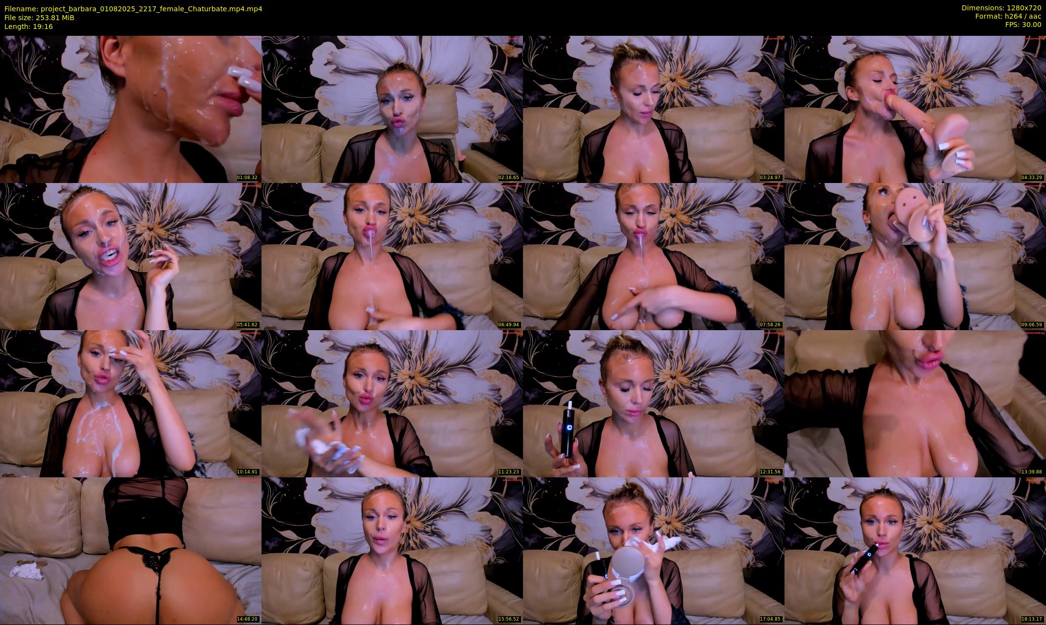 project_barbara — 20 minute Chaturbate female cam show recording, 720p, Aug 1, 2025