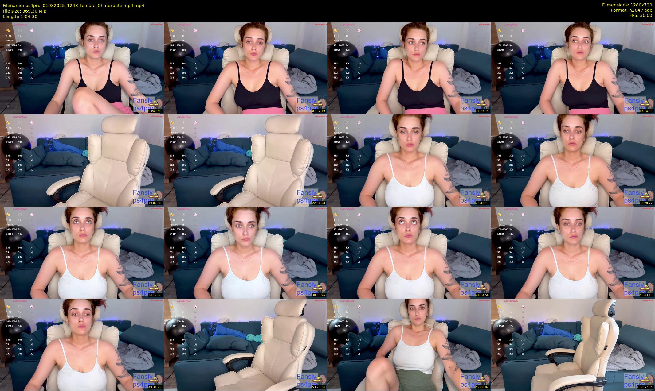 ps4pro — 65 minute Chaturbate female cam show recording, 720p, Aug 1, 2025