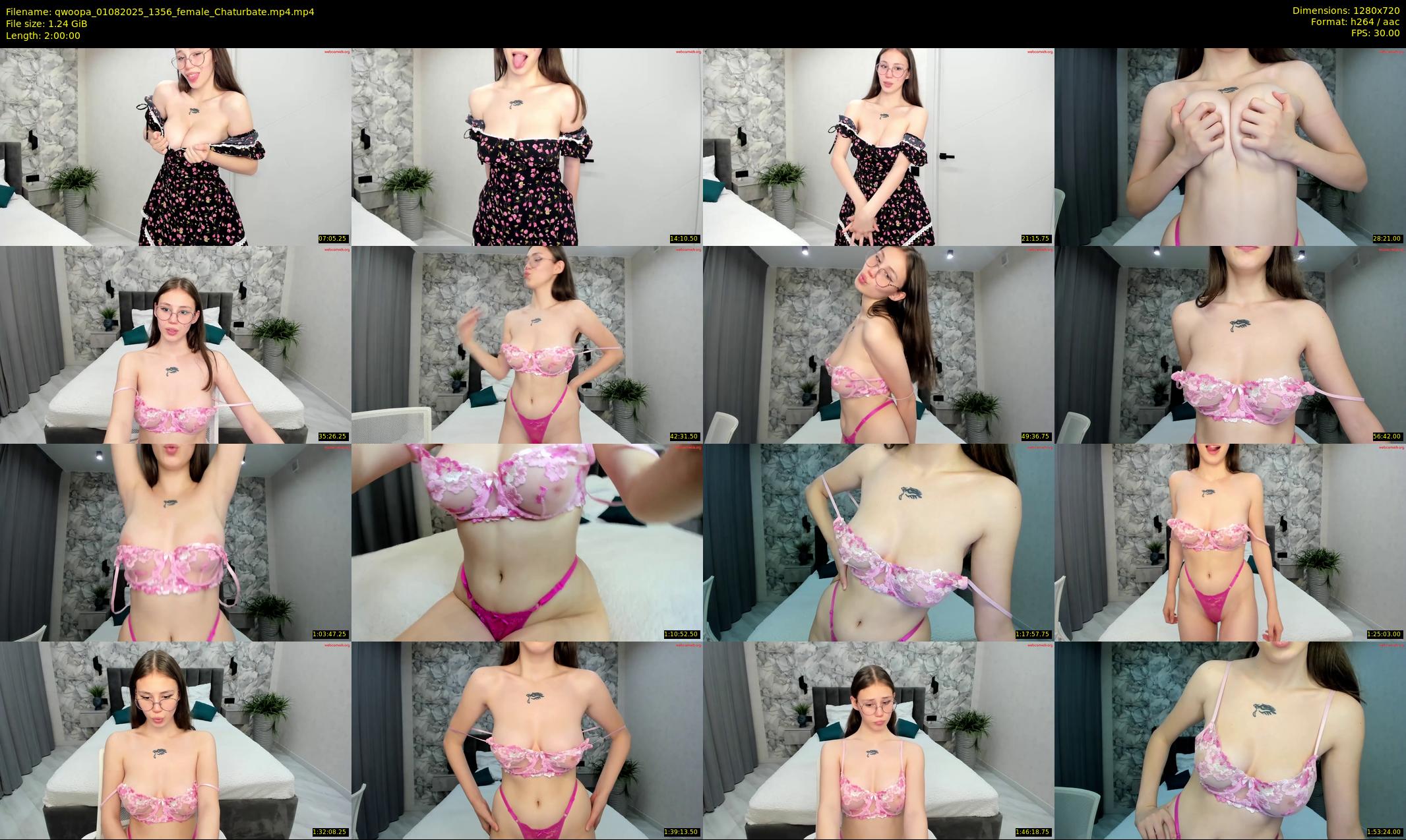 qwoopa — 120 minute Chaturbate female cam show recording, 720p, Aug 1, 2025
