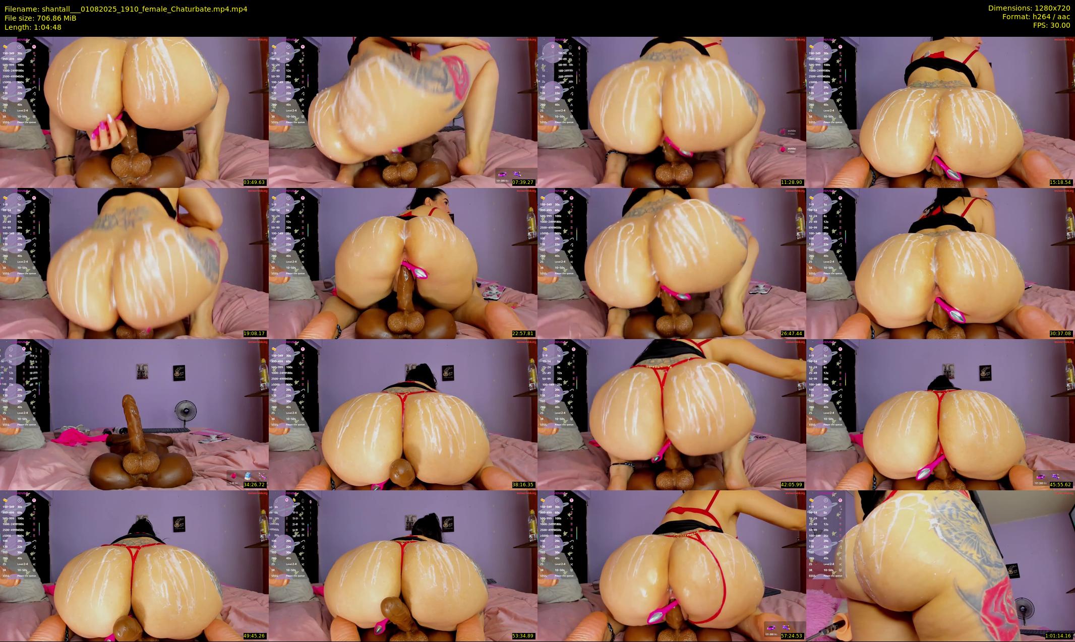 shantall__ — 65 minute Chaturbate female cam show recording, 720p, Aug 1, 2025