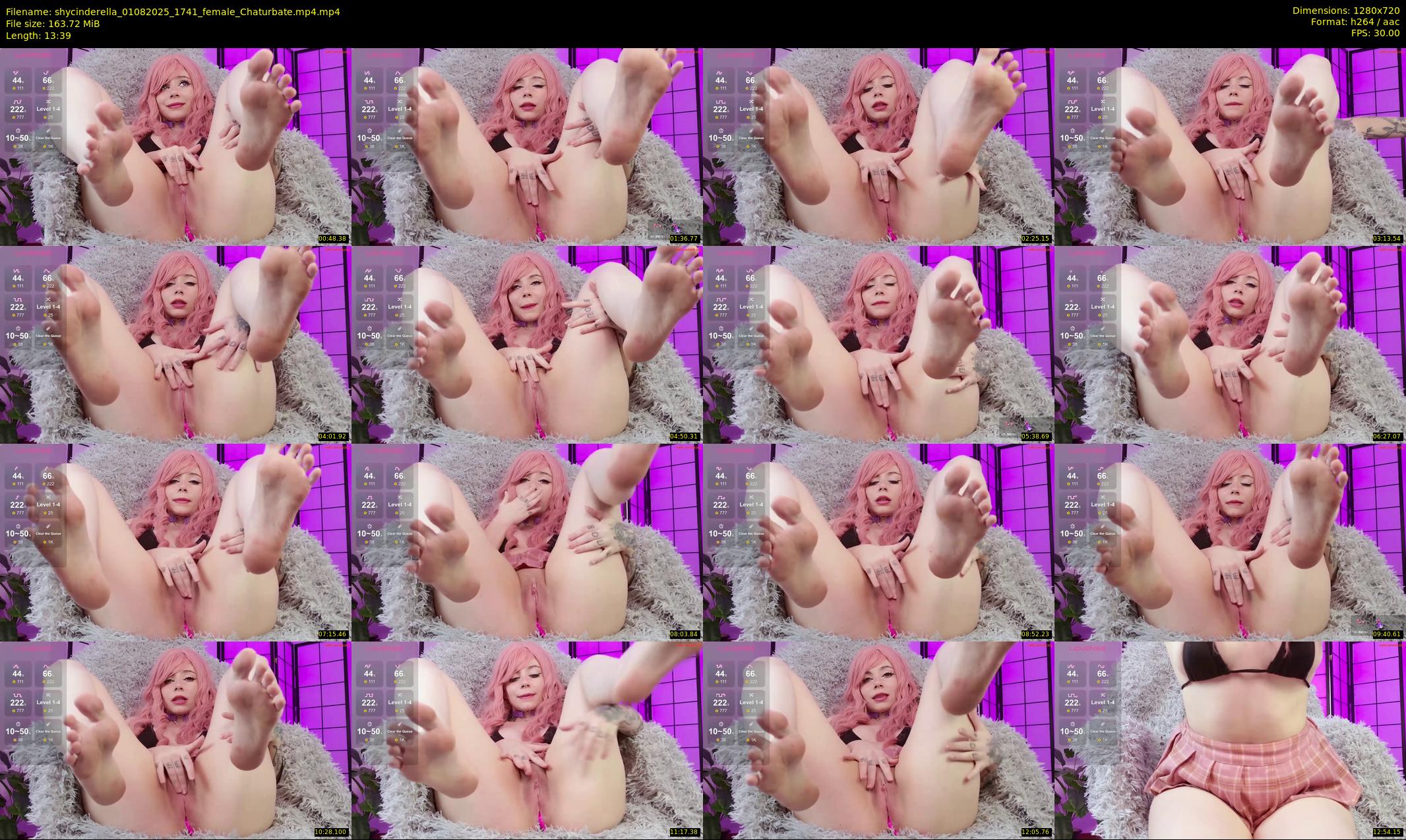 shycinderella — 14 minute Chaturbate female cam show recording, 720p, Aug 1, 2025