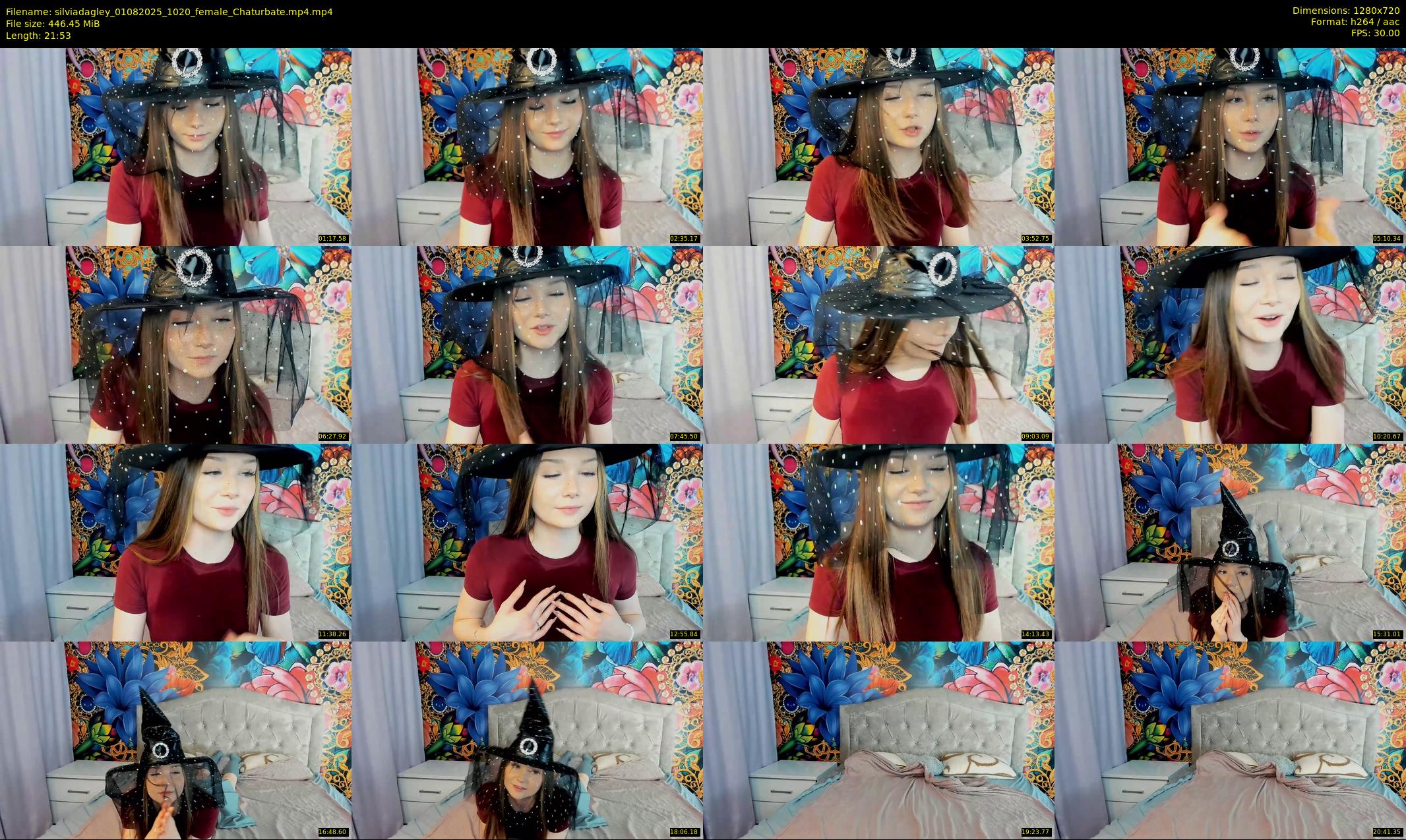 silviadagley — 22 minute Chaturbate female cam show recording, 720p, Aug 1, 2025