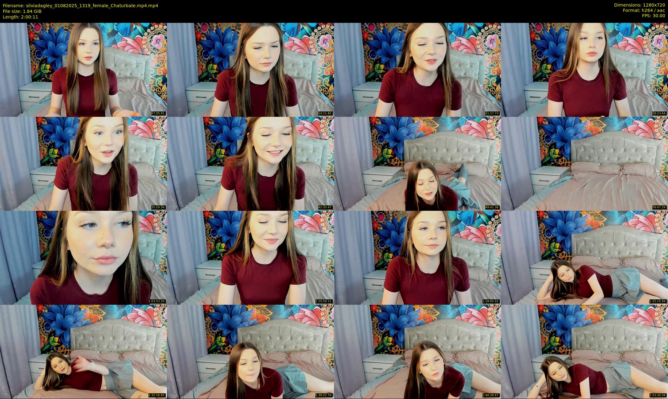 silviadagley — 121 minute Chaturbate female cam show recording, 720p, Aug 1, 2025