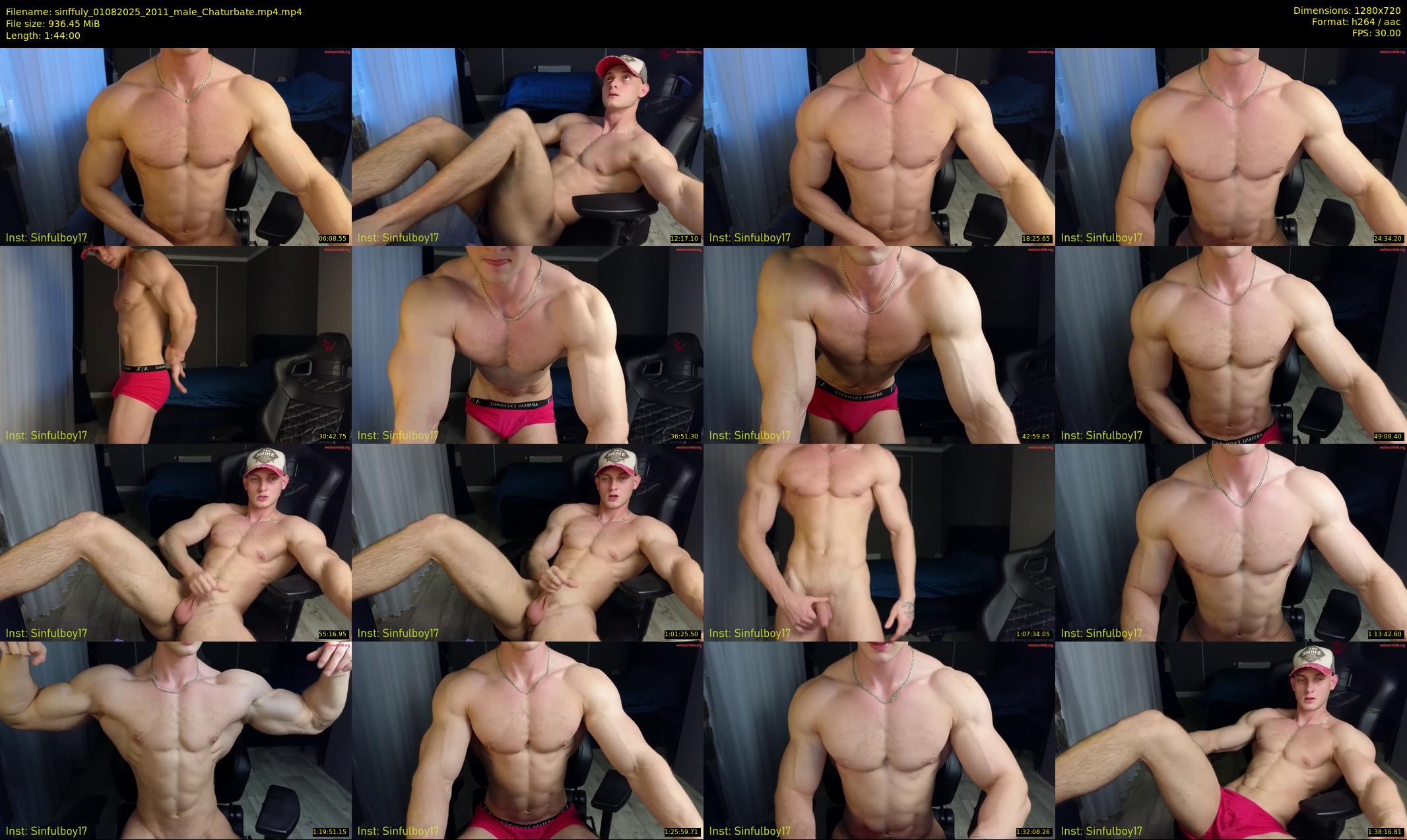 sinffuly — 104 minute Chaturbate male cam show recording, 720p, Aug 1, 2025