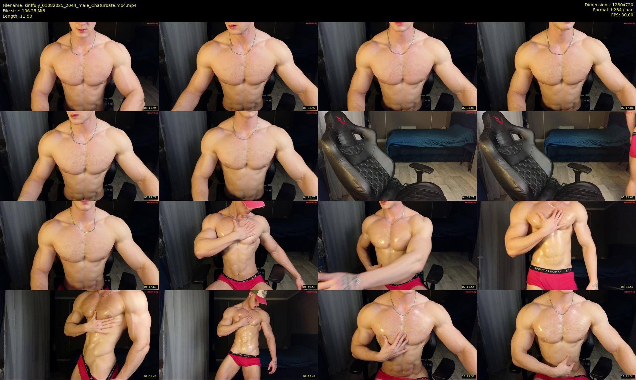 sinffuly — 12 minute Chaturbate male cam show recording, 720p, Aug 1, 2025