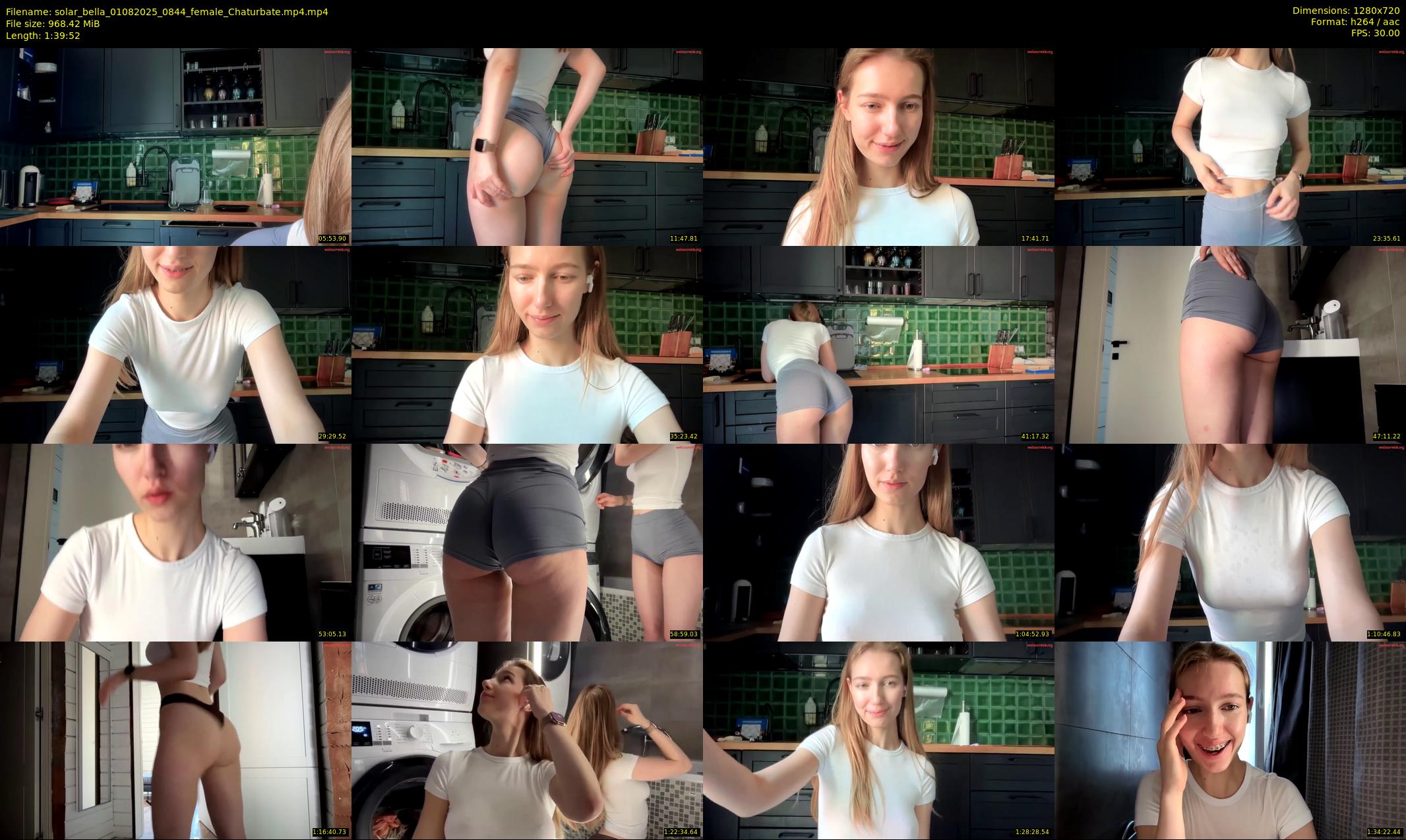 solar_bella — 100 minute Chaturbate female cam show recording, 720p, Aug 1, 2025
