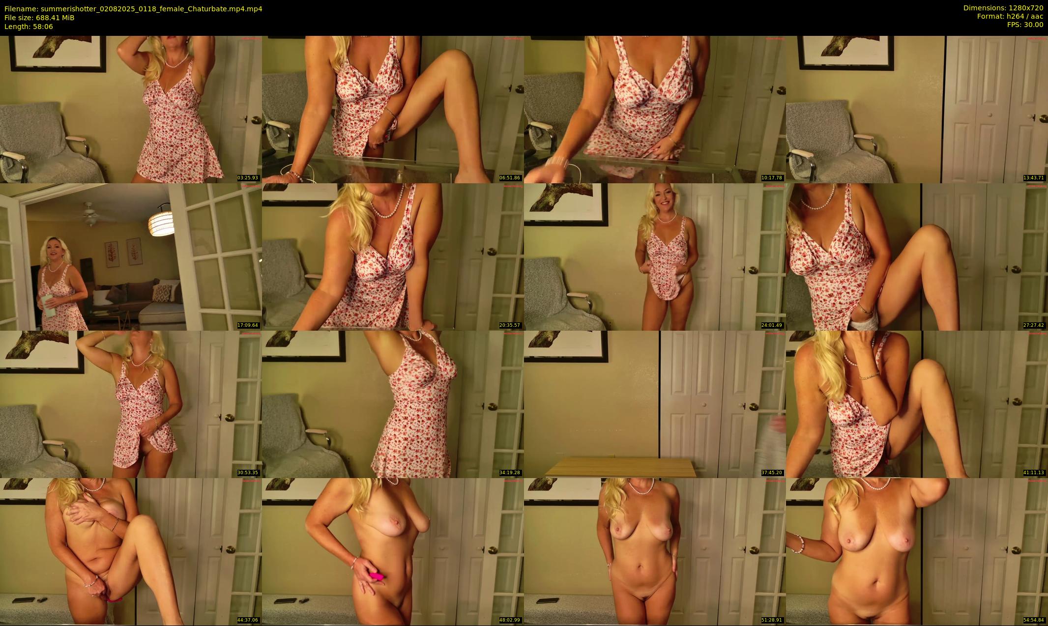 summerishotter — 59 minute Chaturbate female cam show recording, 720p, Aug 2, 2025