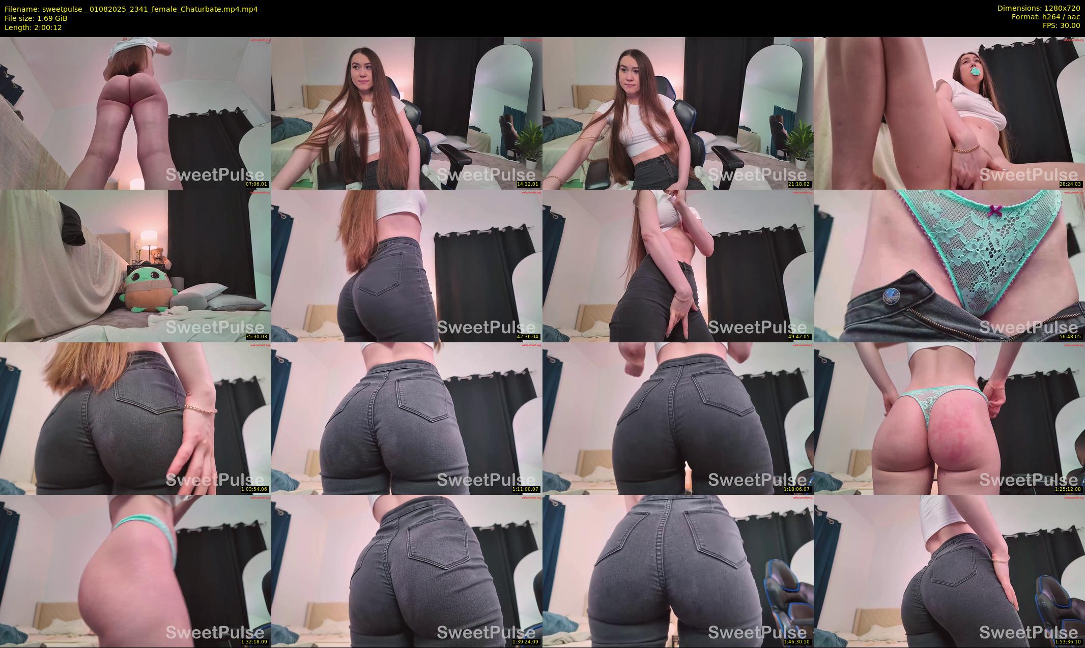 sweetpulse_ — 121 minute Chaturbate female cam show recording, 720p, Aug 1, 2025