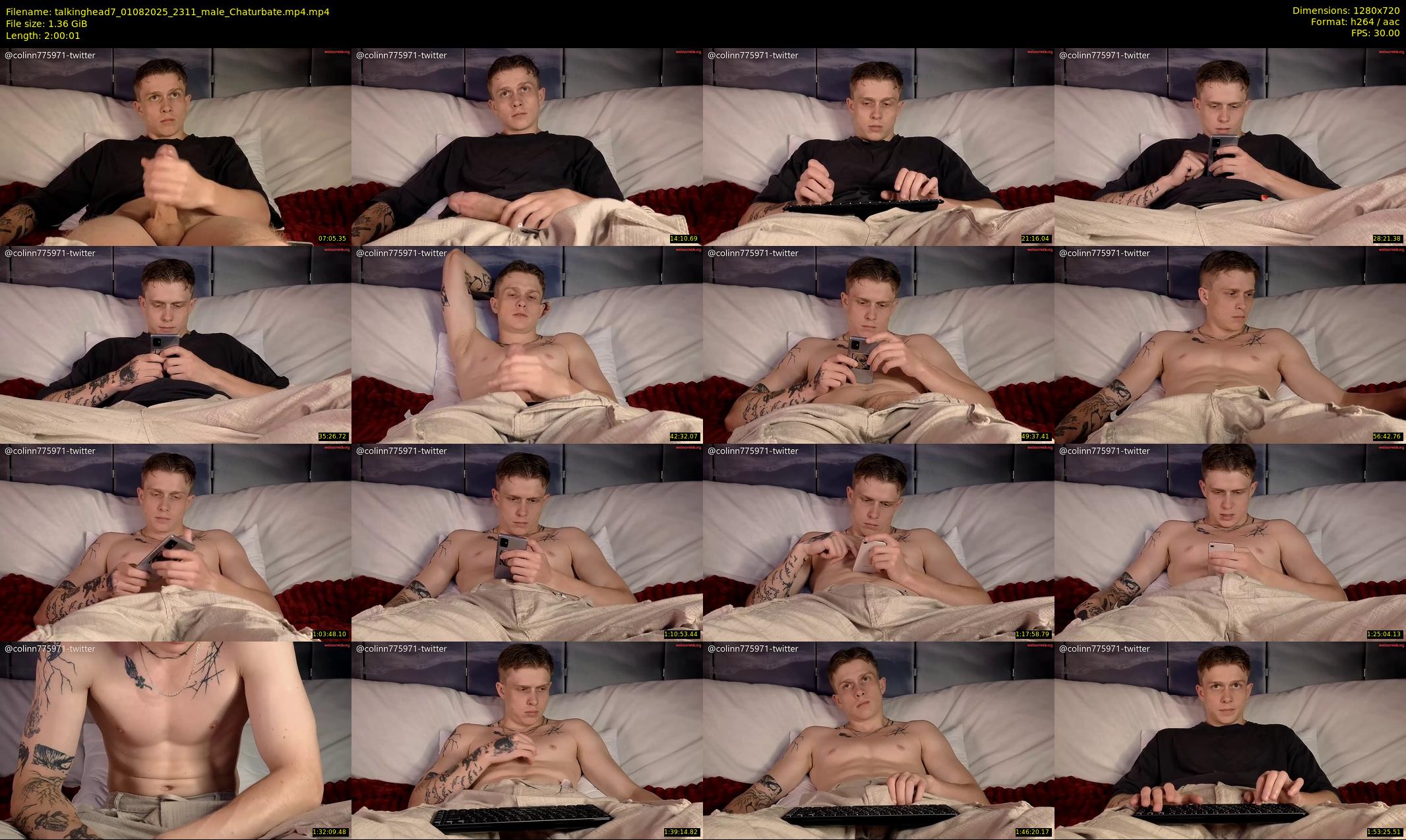 talkinghead7 — 121 minute Chaturbate male cam show recording, 720p, Aug 1, 2025