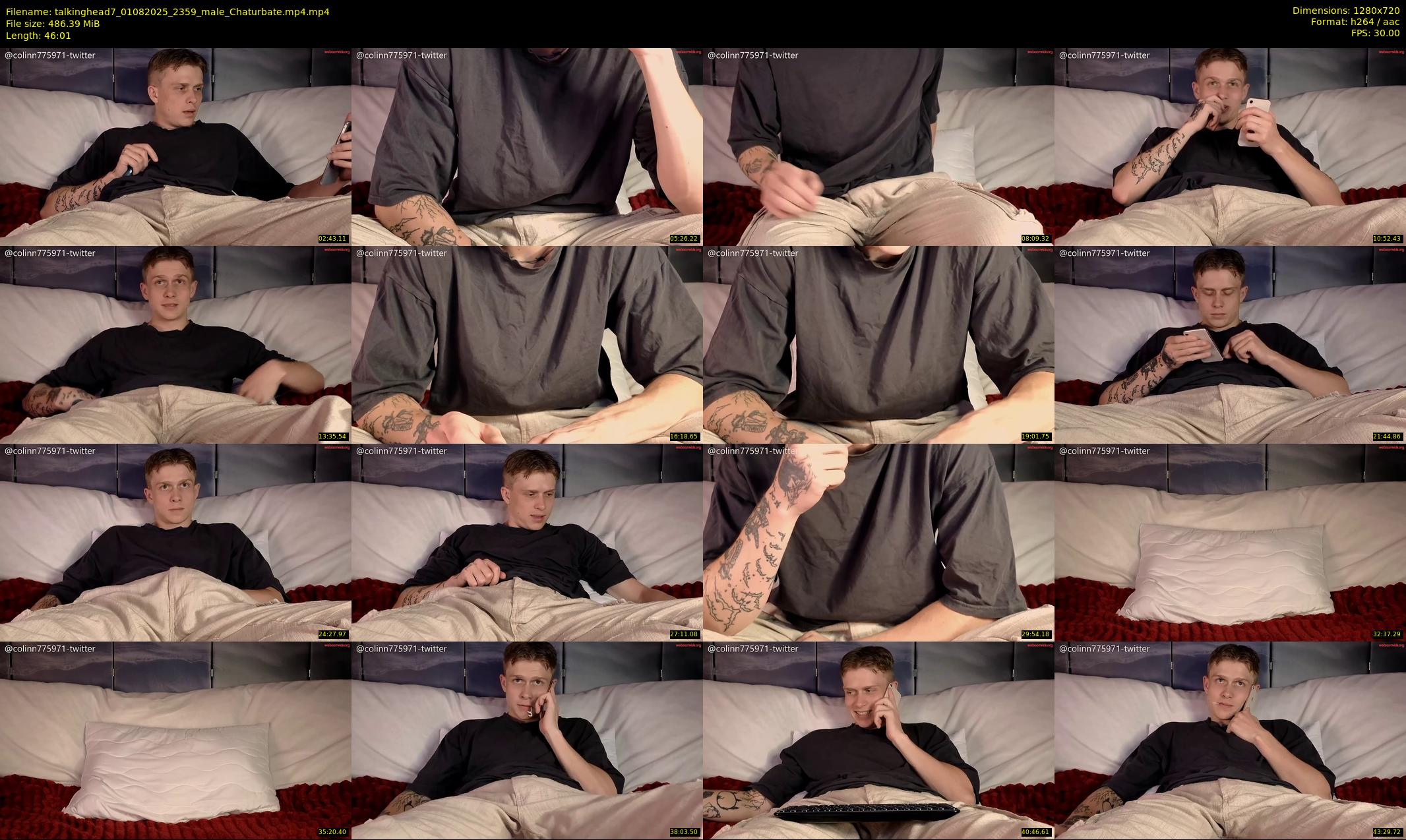 talkinghead7 — 47 minute Chaturbate male cam show recording, 720p, Aug 1, 2025