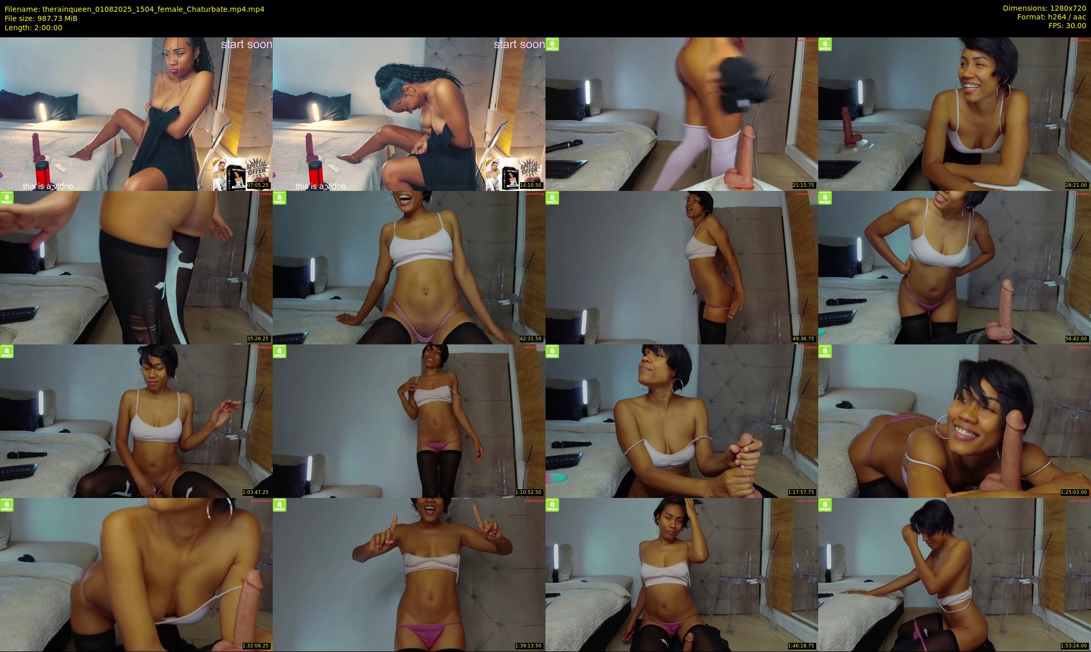 therainqueen — 120 minute Chaturbate female cam show recording, 720p, Aug 1, 2025