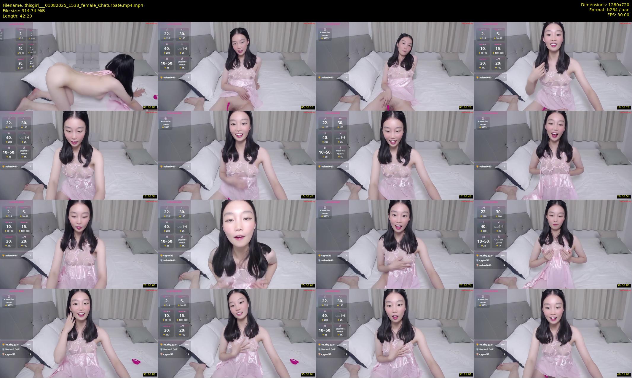 thisgirl__ — 43 minute Chaturbate female cam show recording, 720p, Aug 1, 2025