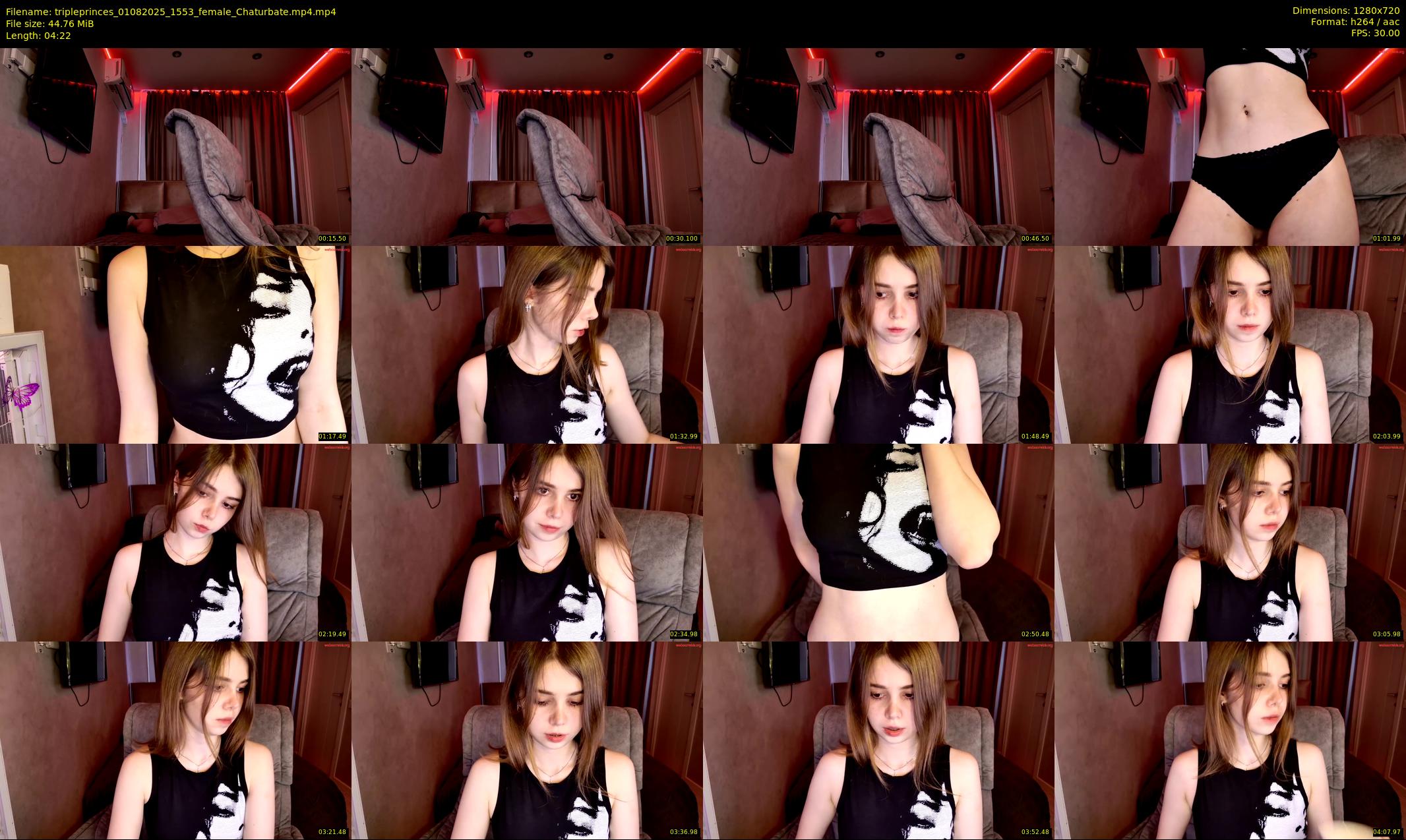 tripleprinces — 5 minute Chaturbate female cam show recording, 720p, Aug 1, 2025