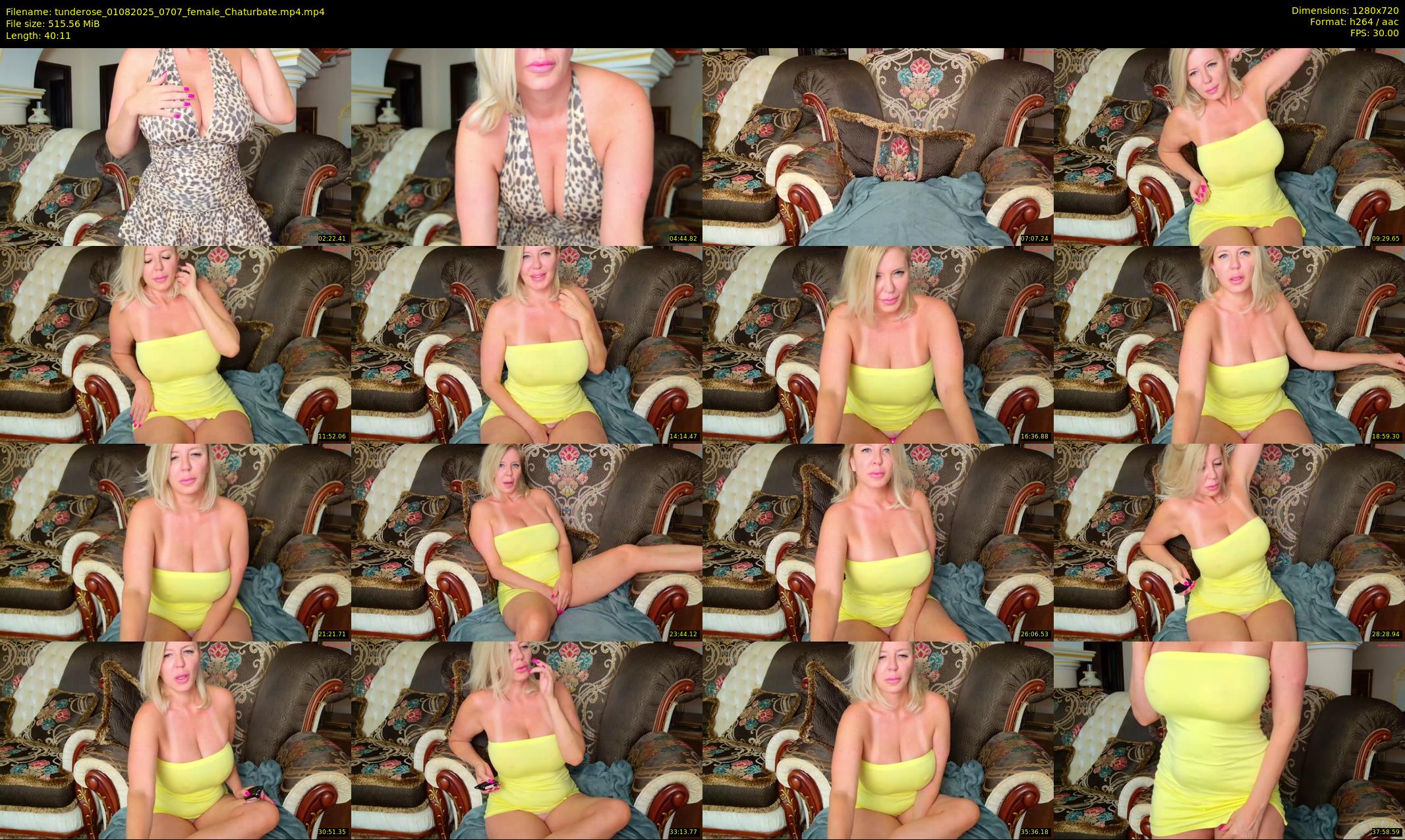 tunderose — 41 minute Chaturbate female cam show recording, 720p, Aug 1, 2025