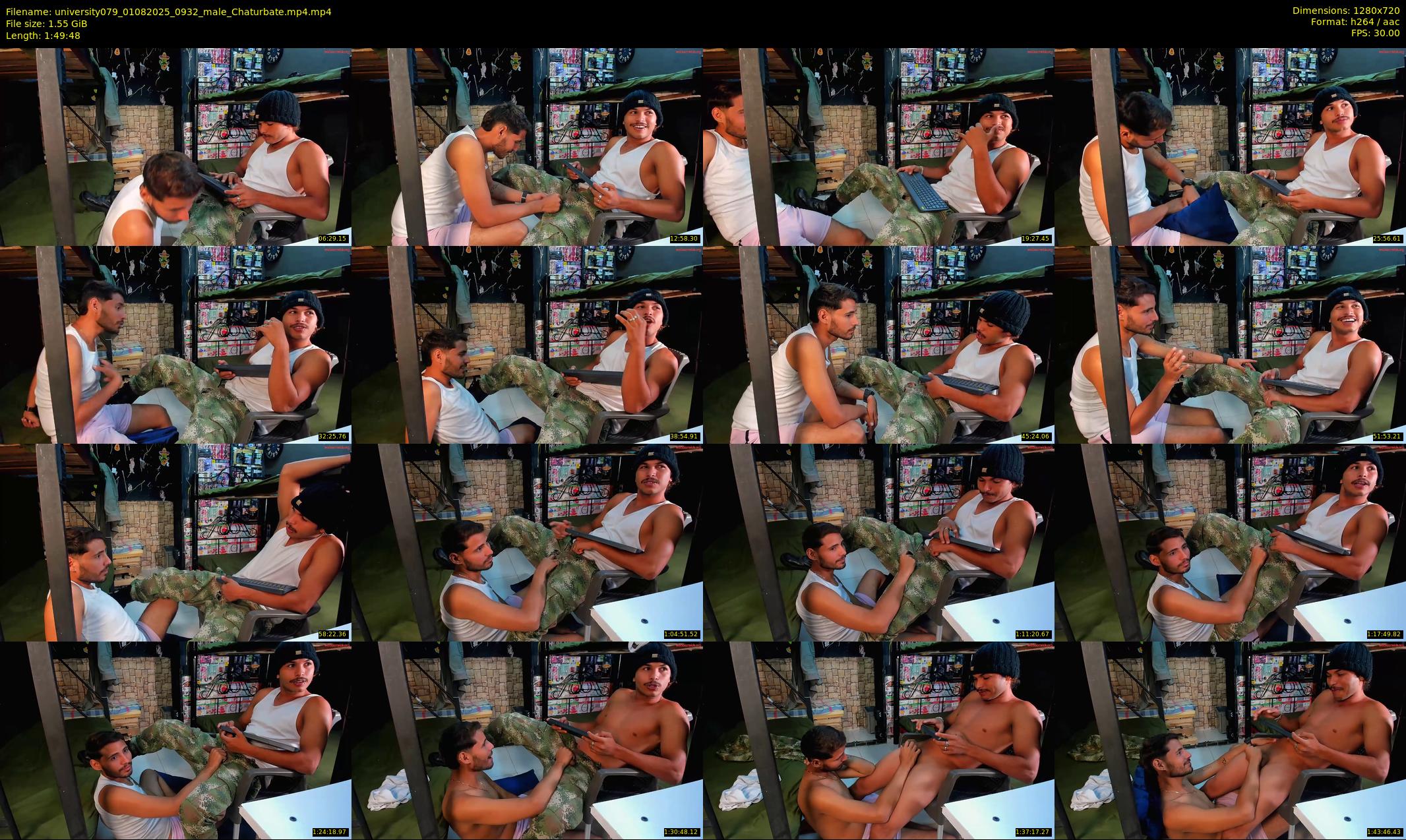 university079 — 110 minute Chaturbate male cam show recording, 720p, Aug 1, 2025