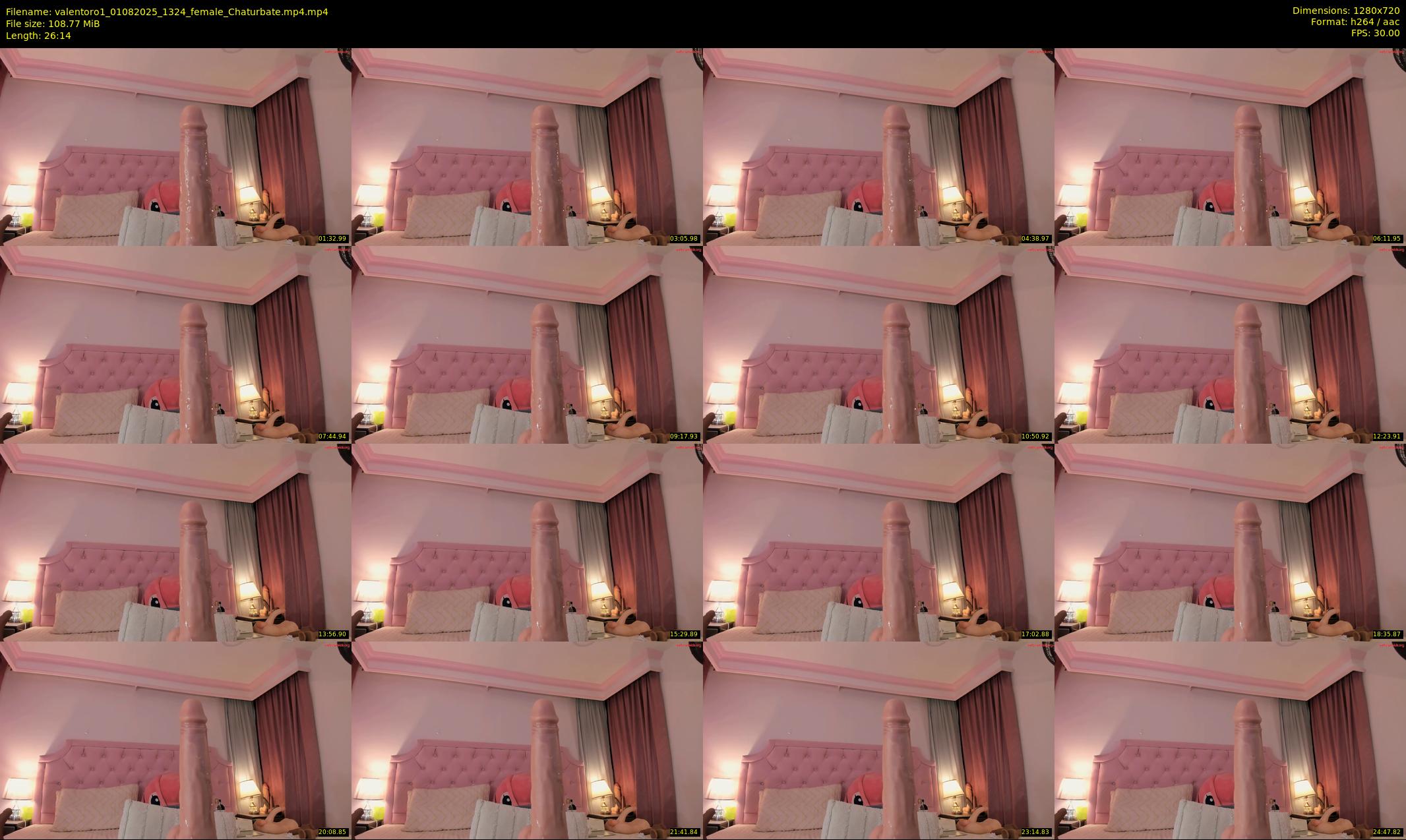 valentoro1 — 27 minute Chaturbate female cam show recording, 720p, Aug 1, 2025