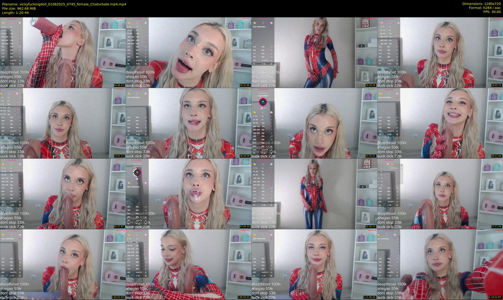 vickyfuckingdoll — 81 minute Chaturbate female cam show recording, 720p, Aug 1, 2025