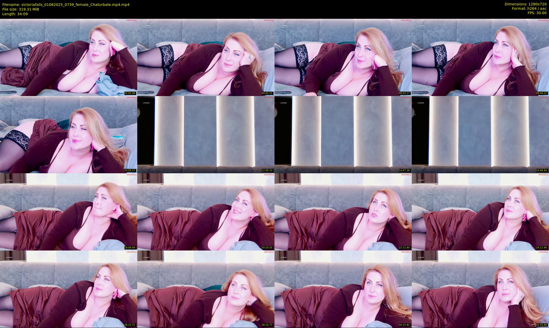 victoriafalls — 35 minute Chaturbate female cam show recording, 720p, Aug 1, 2025
