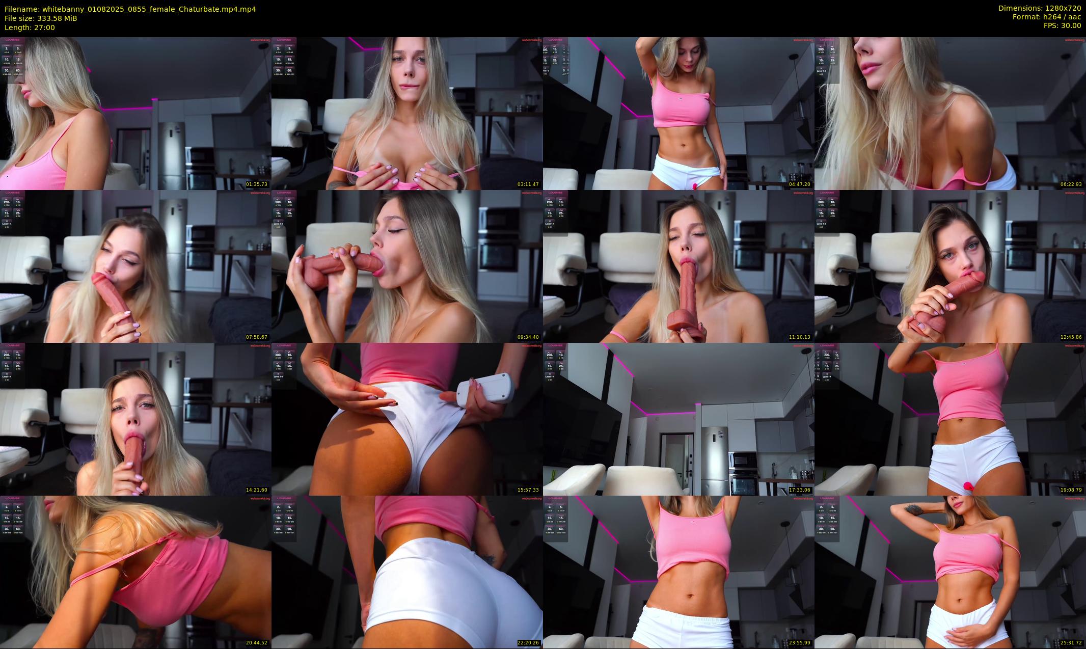 whitebanny — 27 minute Chaturbate couple cam show recording, 720p, Aug 1, 2025