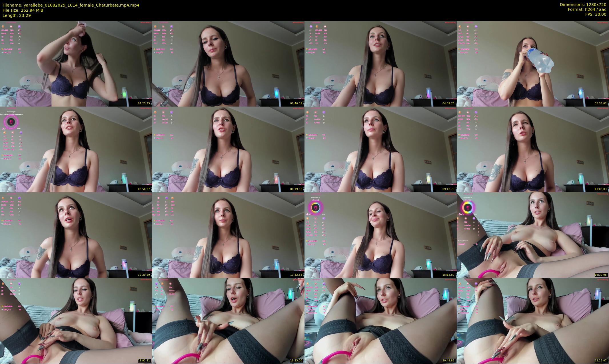 yaraliebe — 24 minute Chaturbate female cam show recording, 720p, Aug 1, 2025