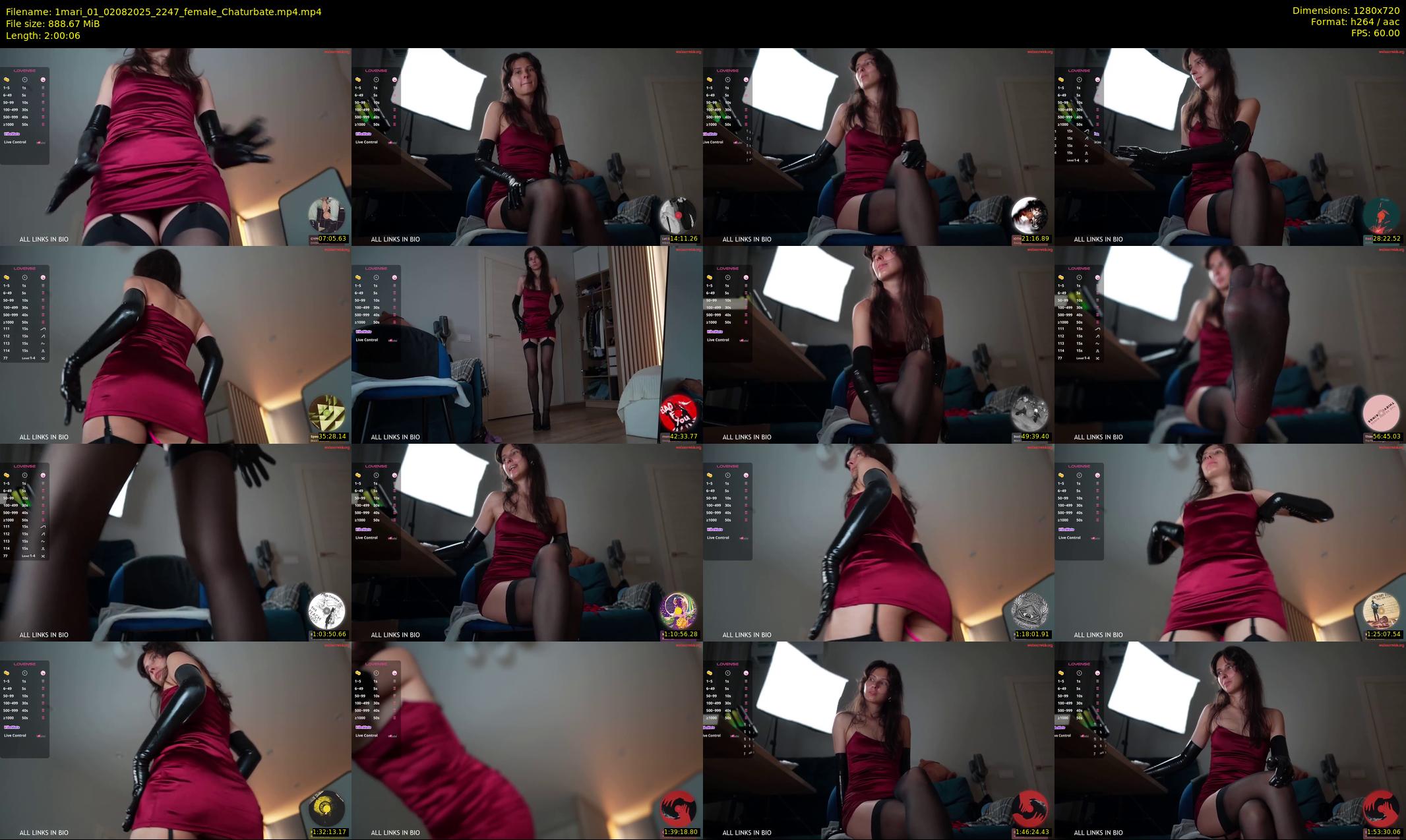 1mari_01 — 121 minute Chaturbate female cam show recording, 720p, Aug 2, 2025