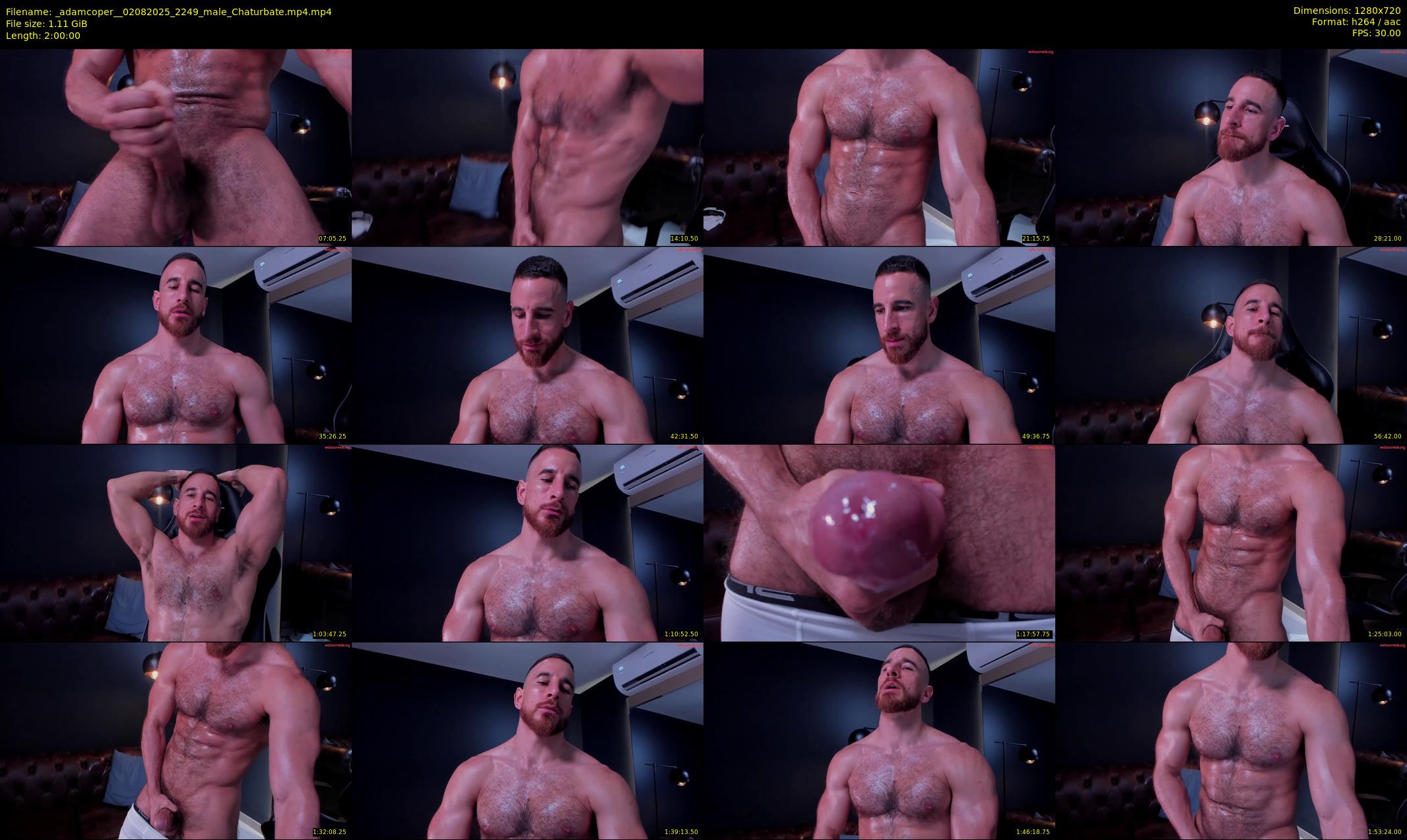 _adamcoper_ — 120 minute Chaturbate male cam show recording, 720p, Aug 2, 2025